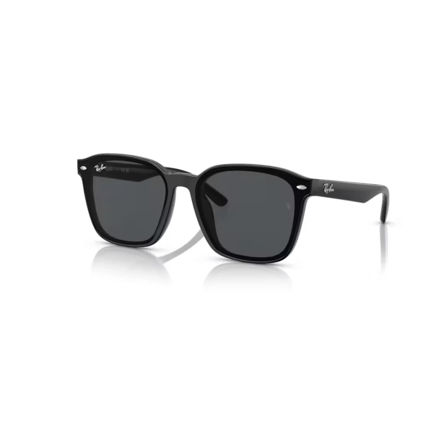 Ray-ban Rb 4392d 60187 66 Unisex Kare Siyah Kemik Güneş Gözlüğü