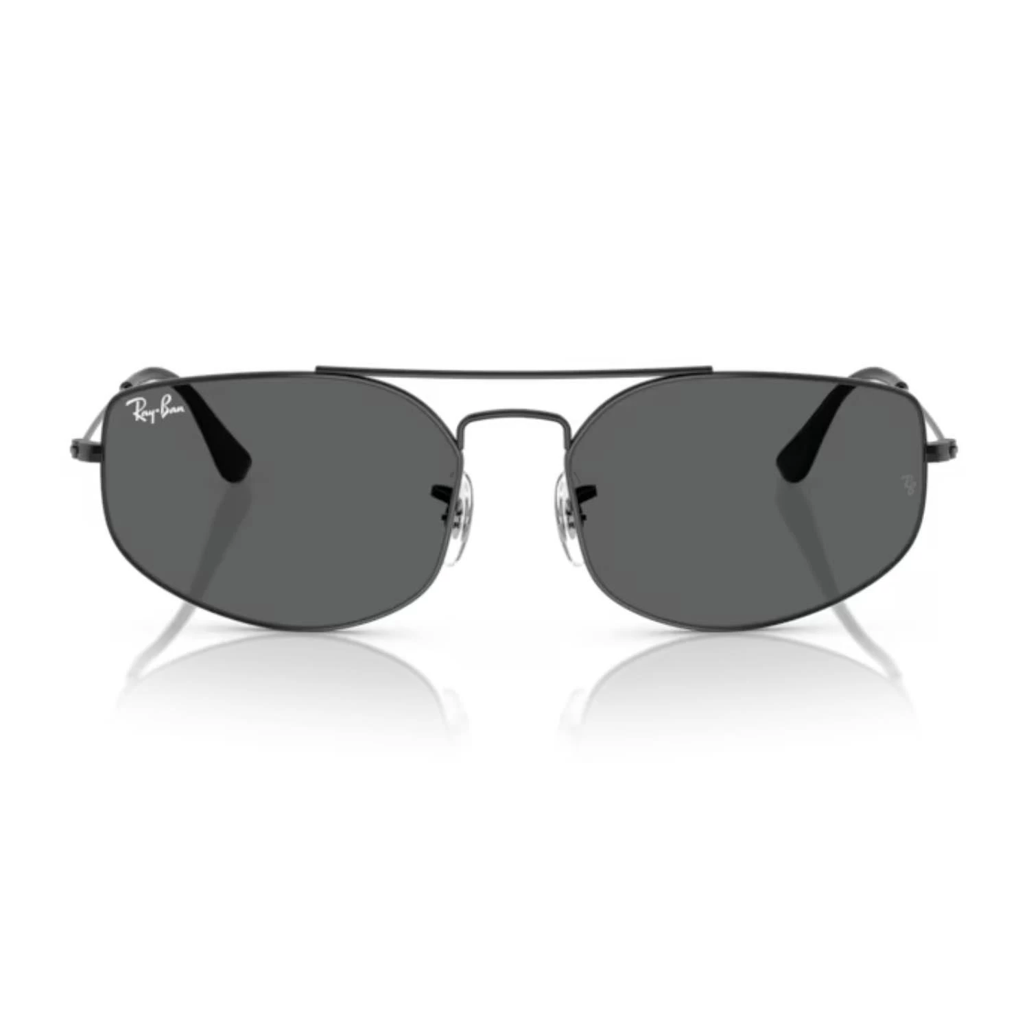 Ray-Ban RB 3845 002B1 57 Unisex Geometrik Gri Metal Güneş Gözlüğü