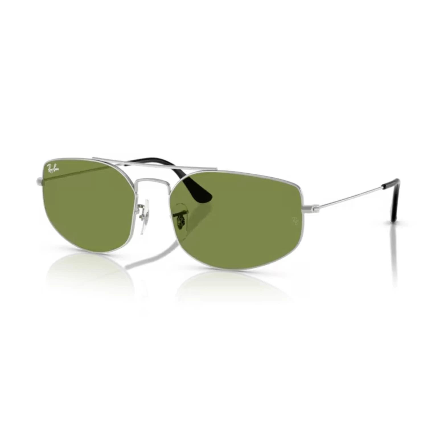 Ray-ban Rb 3845 0034e 57 Unisex Geometrik Gri Metal Güneş Gözlüğü