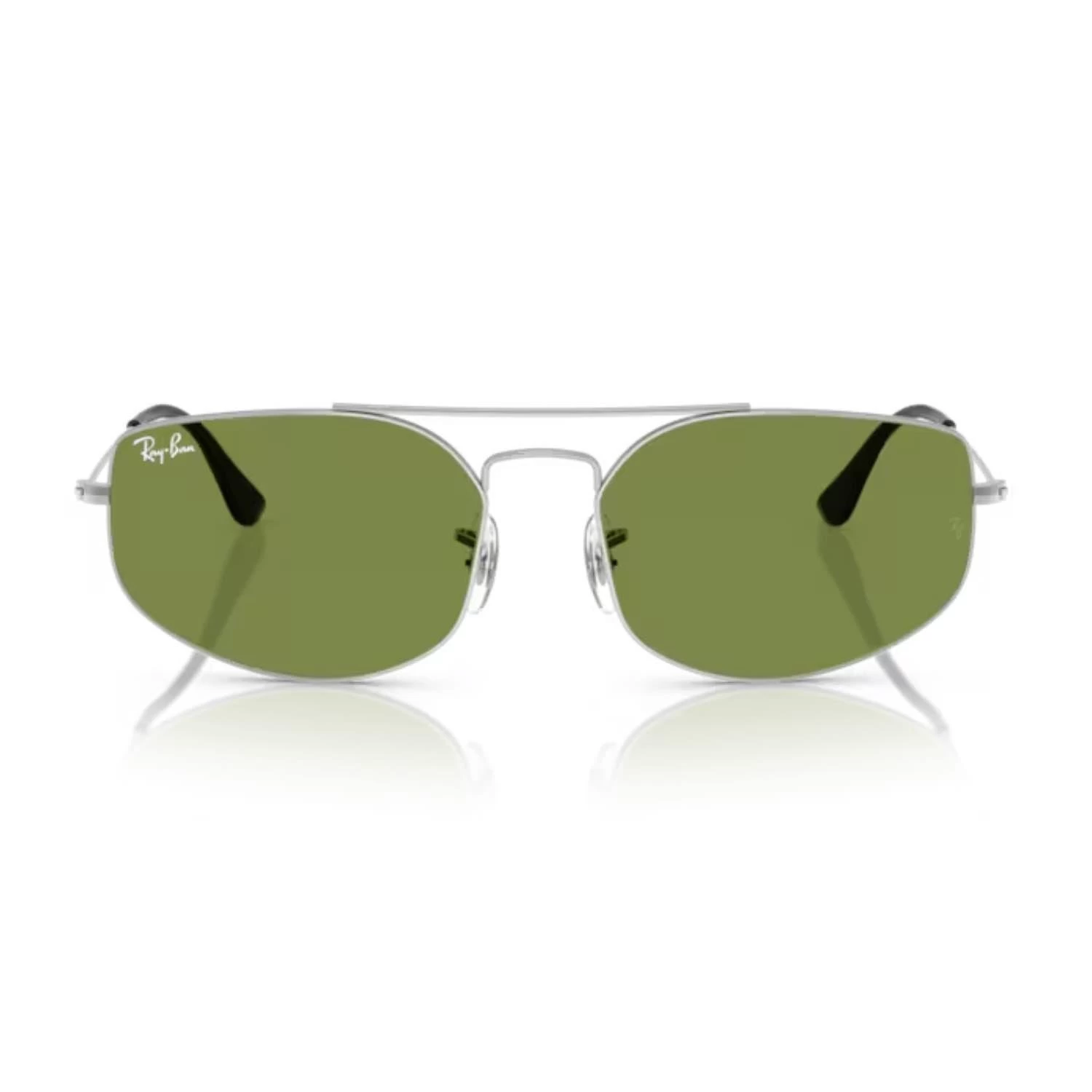 Ray-ban Rb 3845 0034e 57 Unisex Geometrik Gri Metal Güneş Gözlüğü