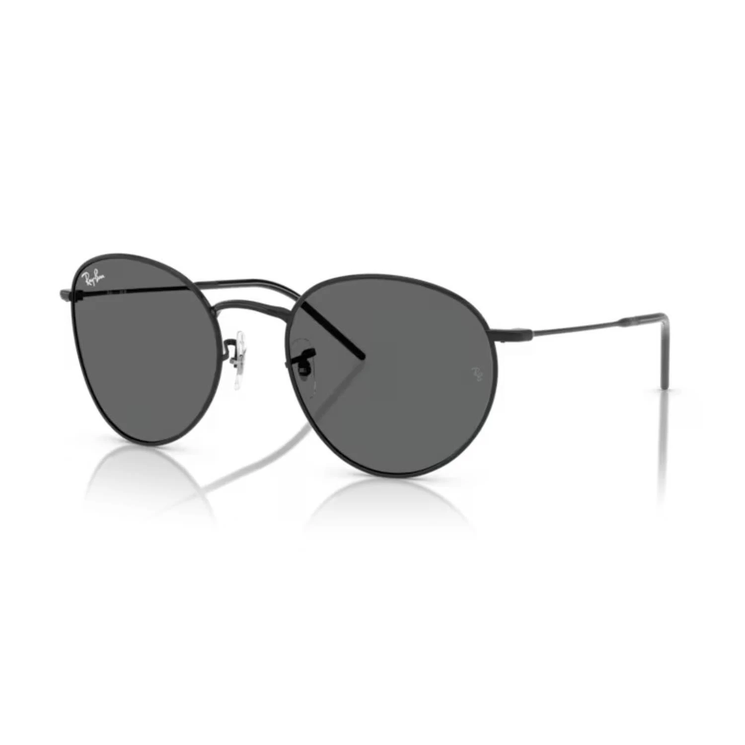 Ray-ban Rbr 0103s 002gr 53 Round Reverse Round Reverse Unisex Oval Siyah Metal Güneş Gözlüğü