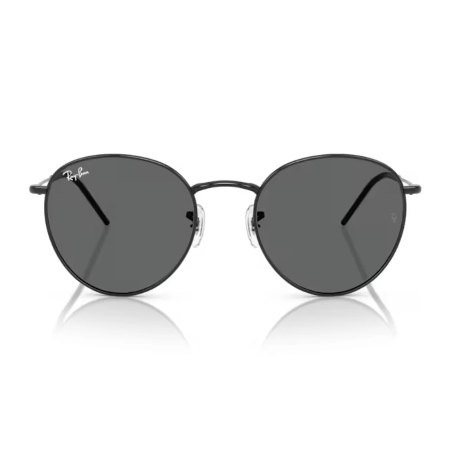 Ray-ban Rbr 0103s 002gr 53 Round Reverse Round Reverse Unisex Oval Siyah Metal Güneş Gözlüğü