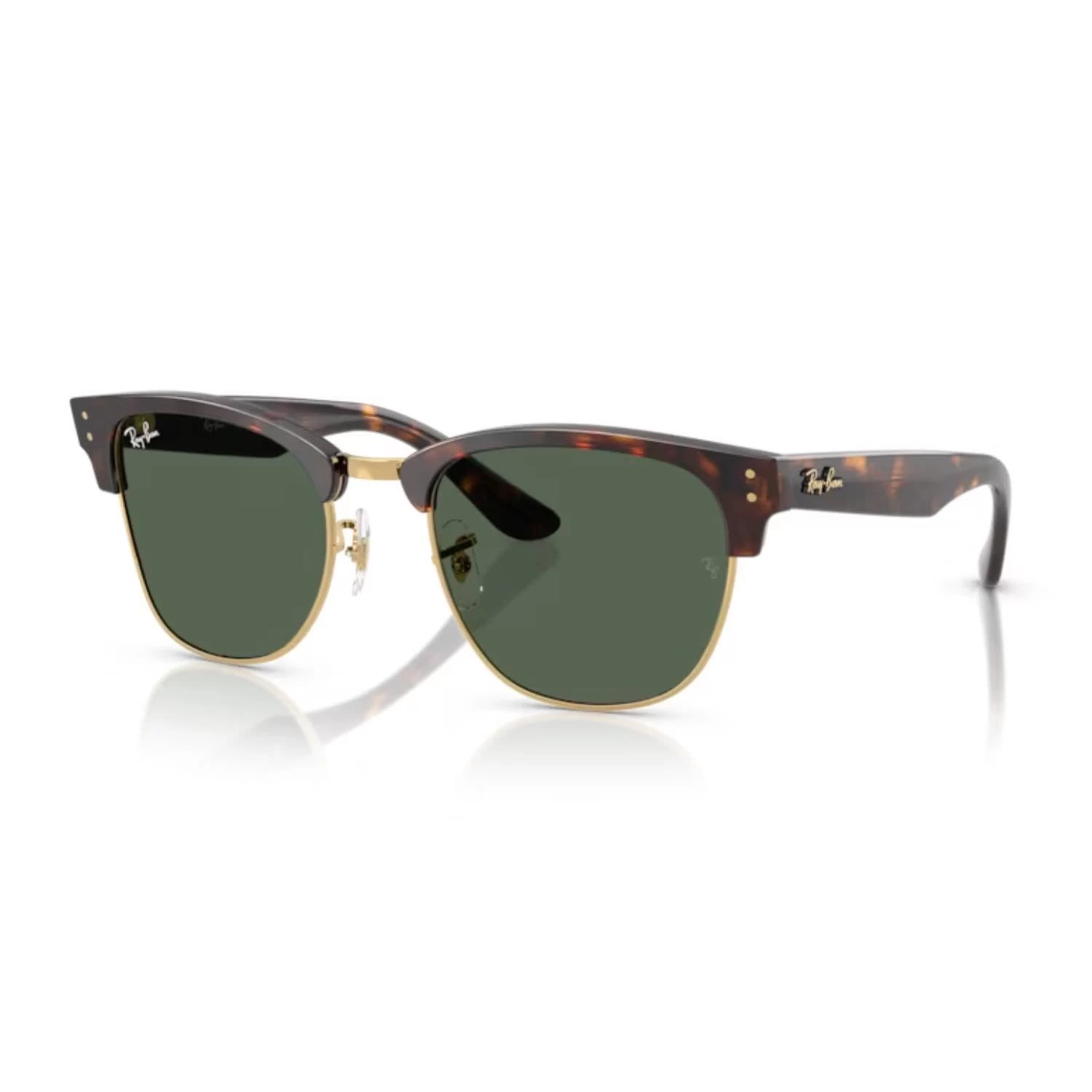 Ray-ban Rbr 0504s 1359vr 51 Clubmaster Reverse Unisex Oval Kırçıllı Kahverengi Kombine Güneş Gözlüğü