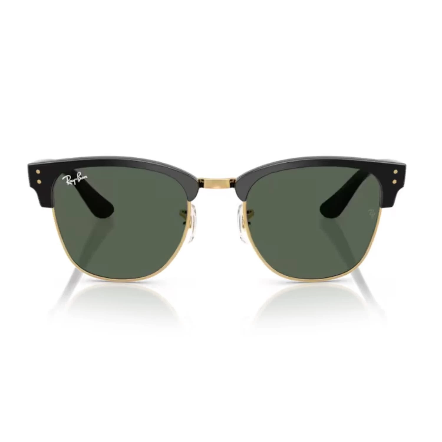 Ray-ban Rb 0504s 6677vr 54 Clubmaster Reverse Unisex Kare Siyah Kemik Güneş Gözlüğü