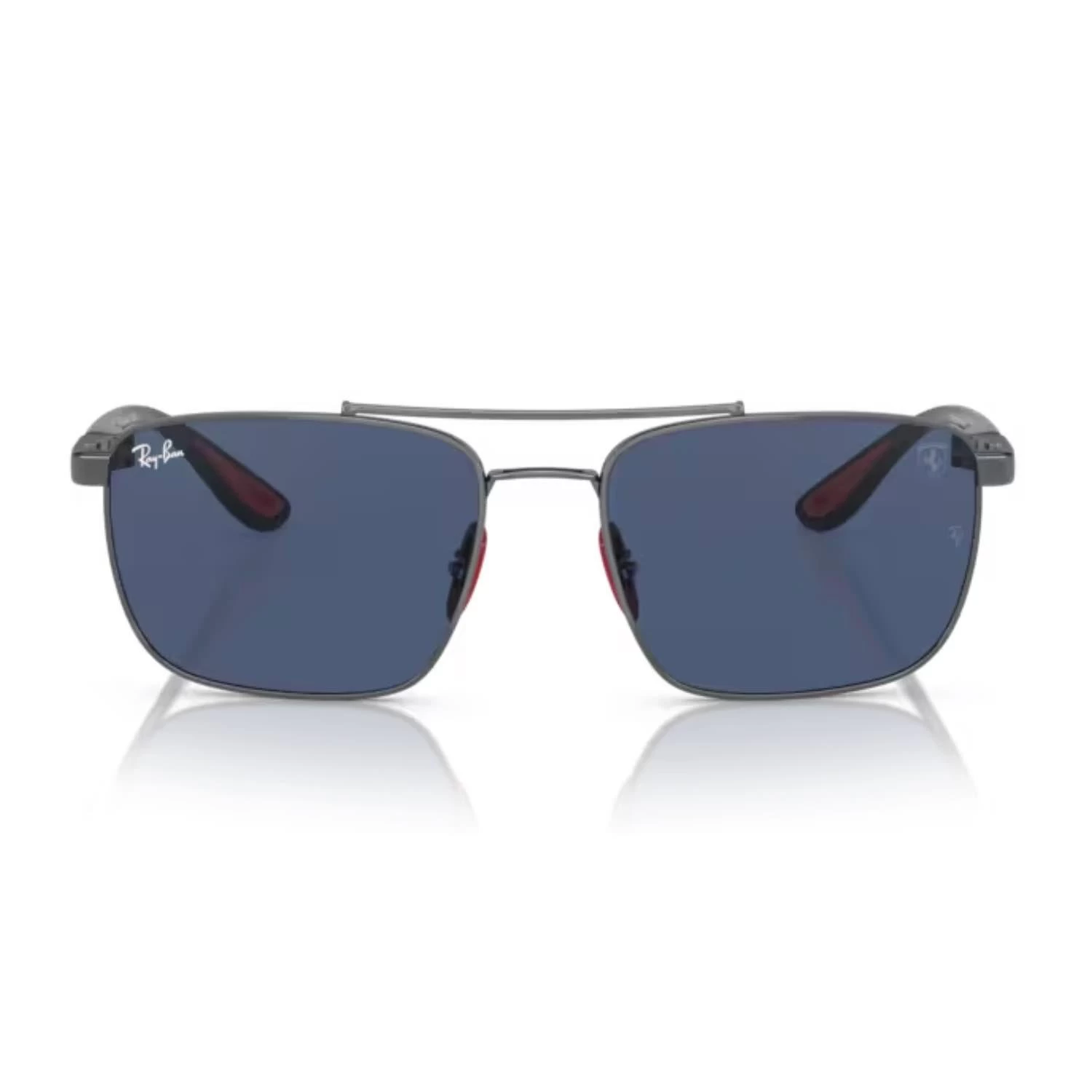 Ray-ban Rb 3715m F08580 58 Scuderia Ferrarii Erkek Oval Füme Metal Güneş Gözlüğü