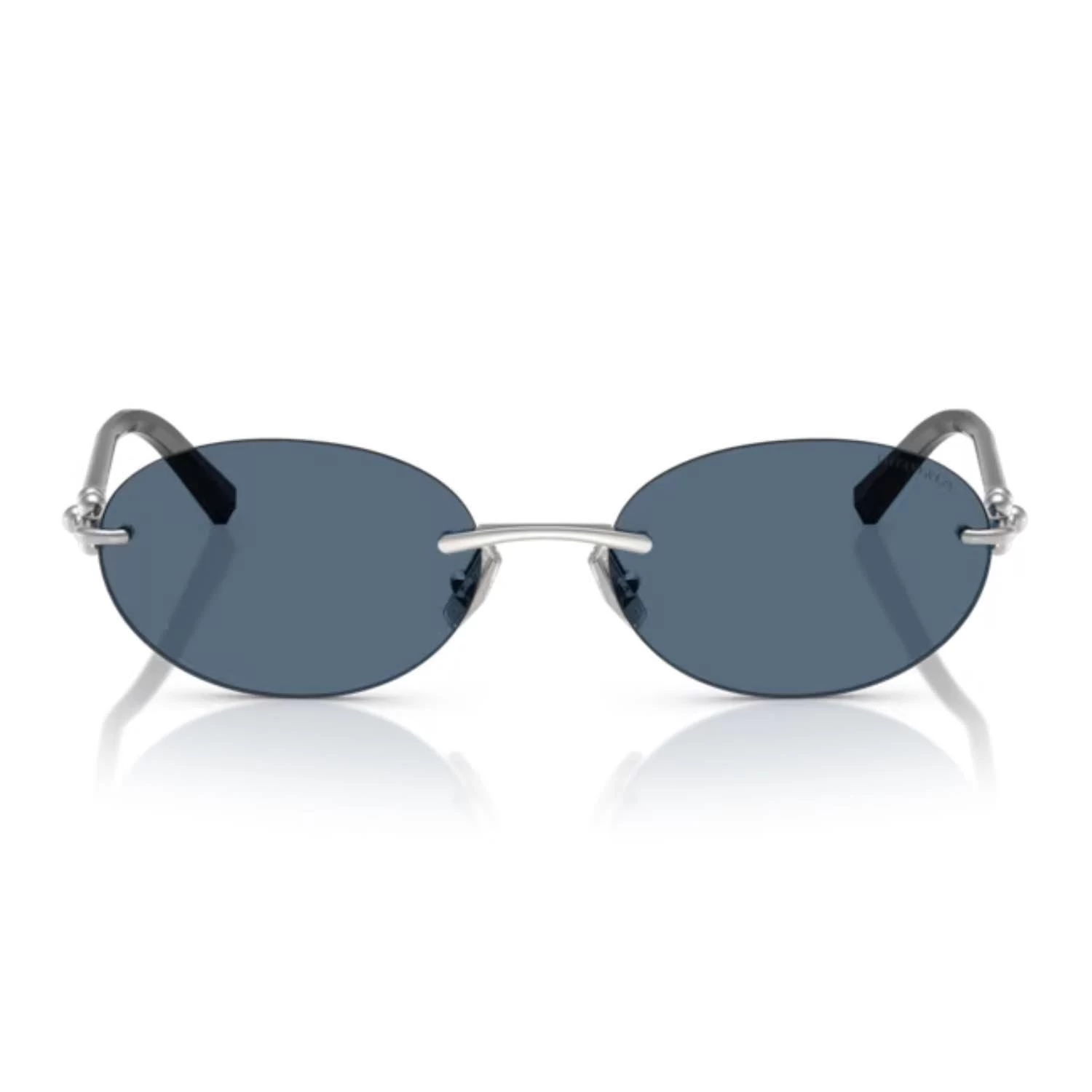 Tiffany Co. Tf 3104d 600180 56 Unisex Oval Gri Metal Güneş Gözlüğü