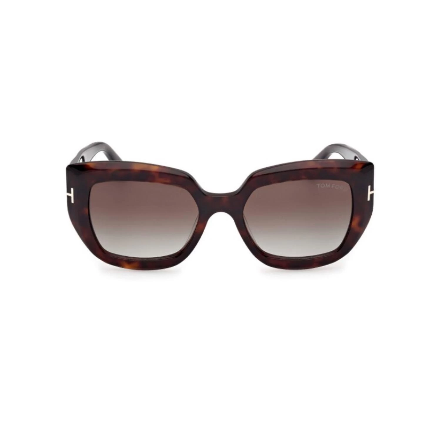 Tom Ford Tf 1192 52B 53 Kadın Oval Kırçıllı Kahverengi Kemik Güneş Gözlüğü