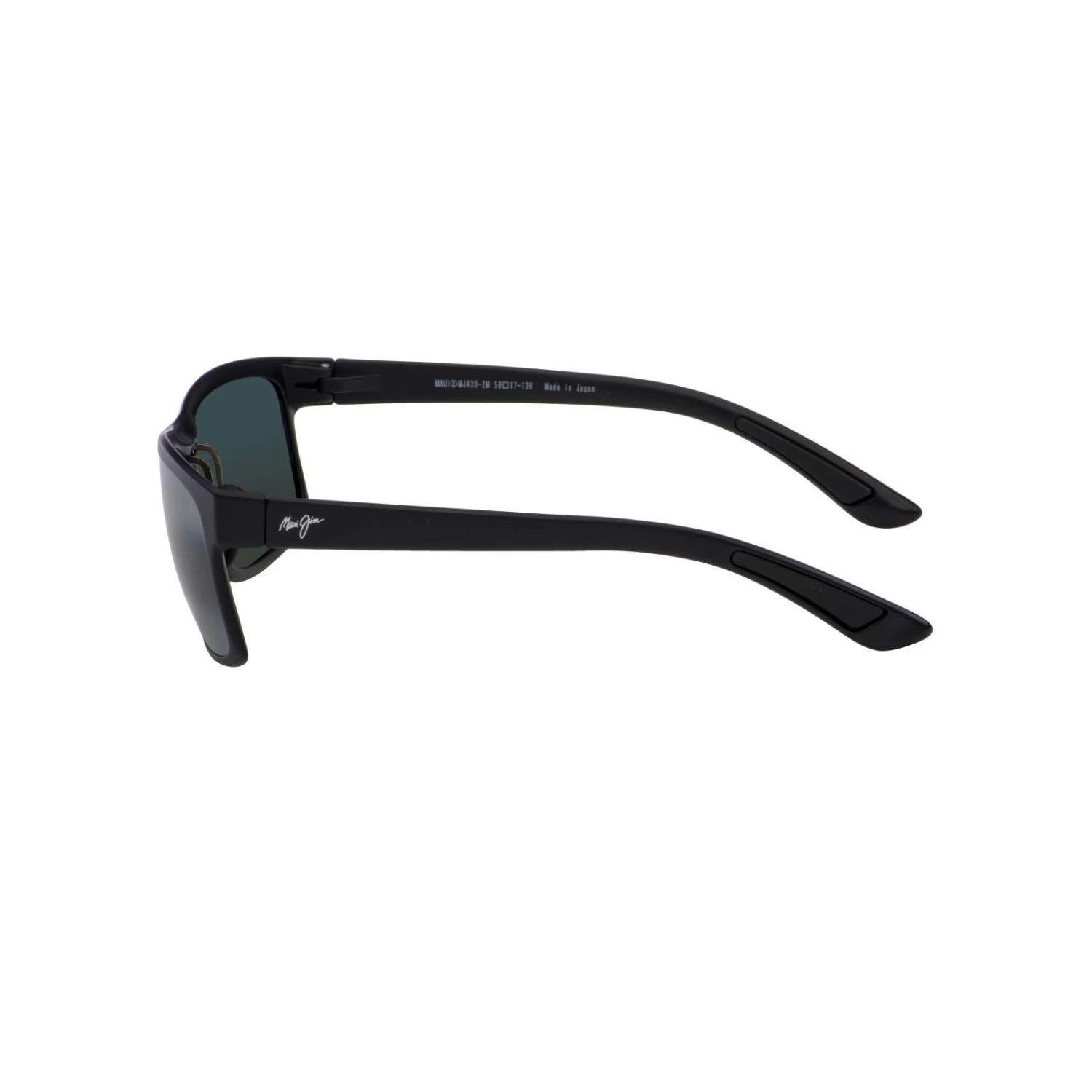Maui Jim Mj0439s 001(2m) 58 Polarize Erkek Dikdörtgen Siyah Kemik Güneş Gözlüğü