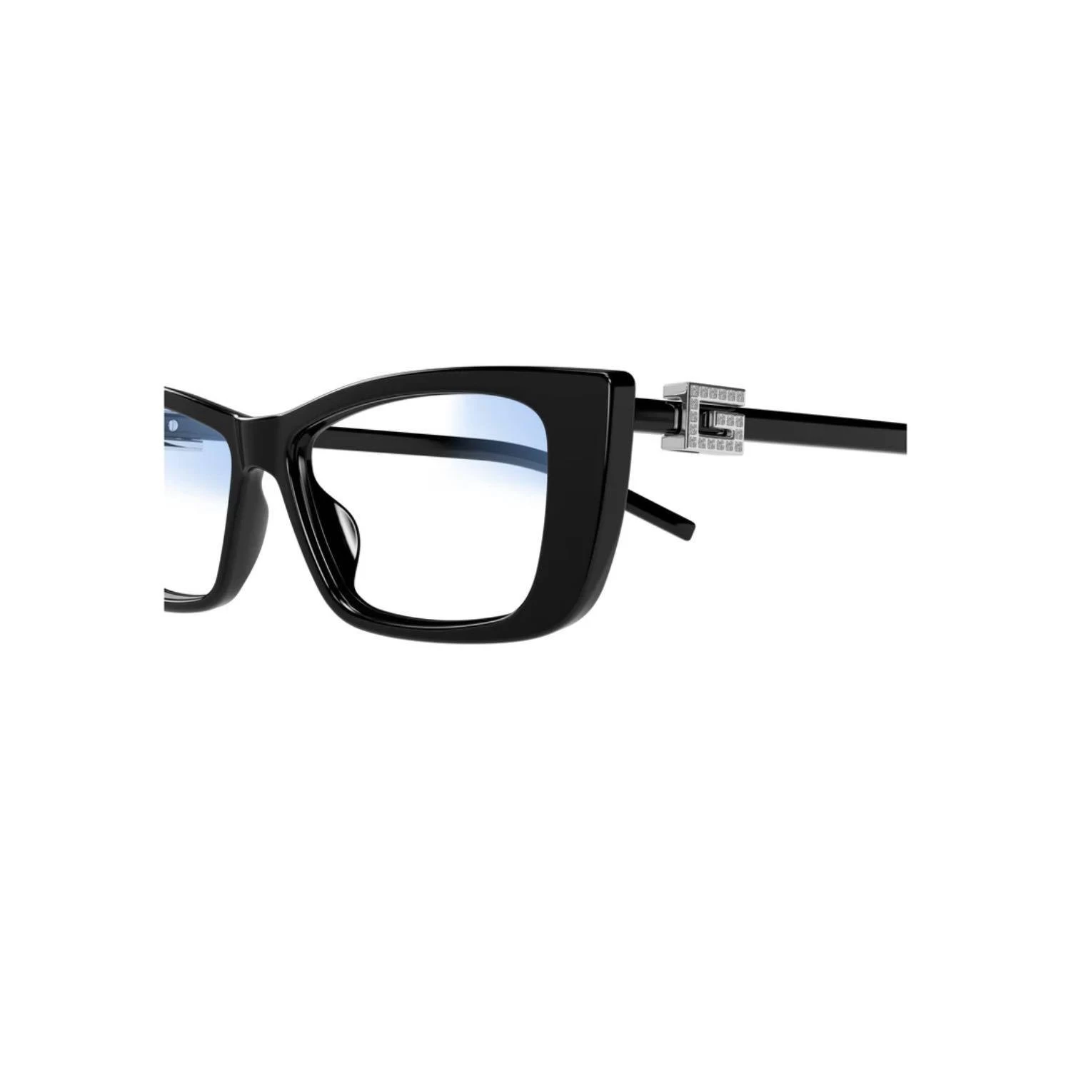 Gucci Gg 1681s 007 53 Kadın Cat Eye Siyah Kemik Mavi Işık Korumalı