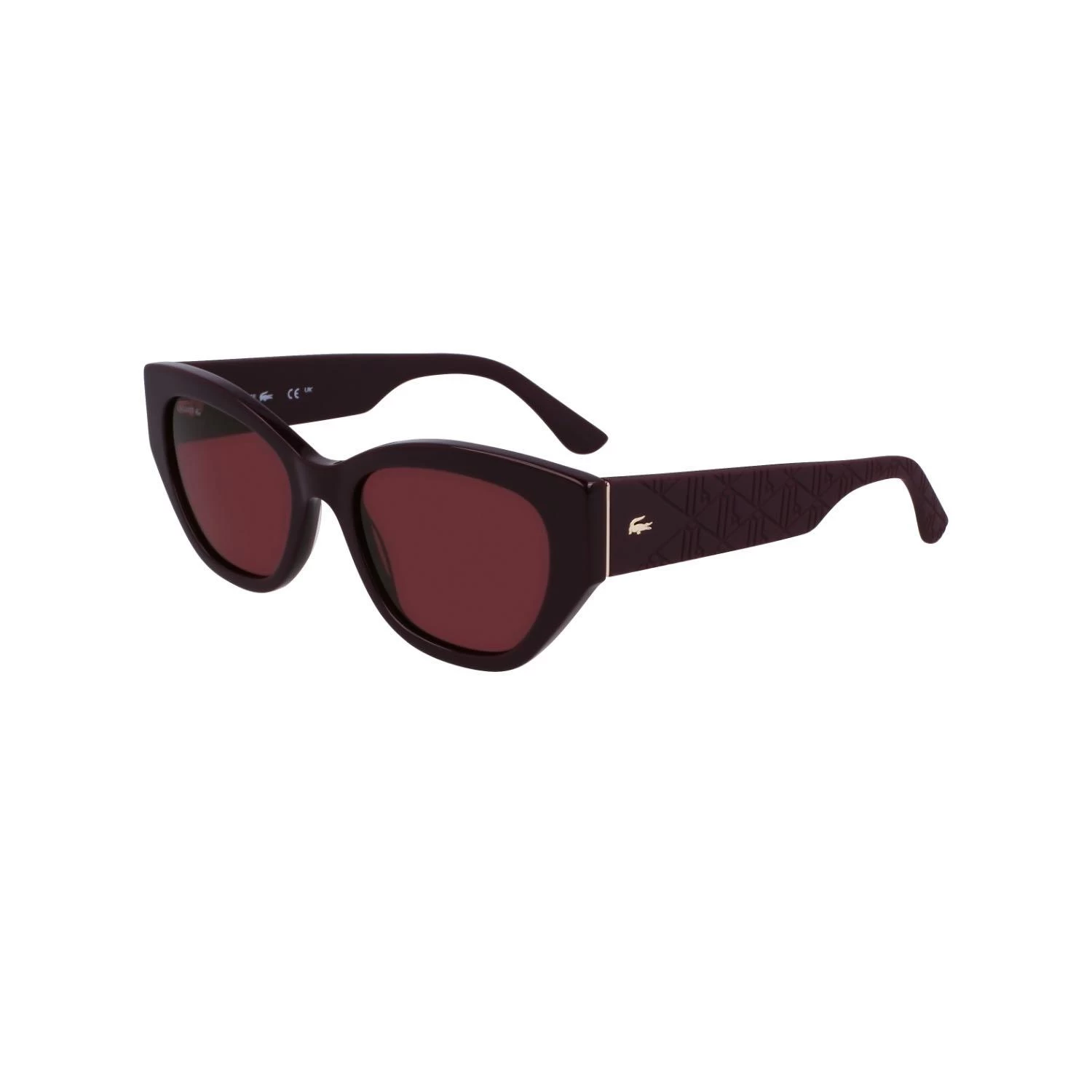 Lacoste L6047S 601 54 Kadın Geometrik Bordo Kemik Güneş Gözlüğü
