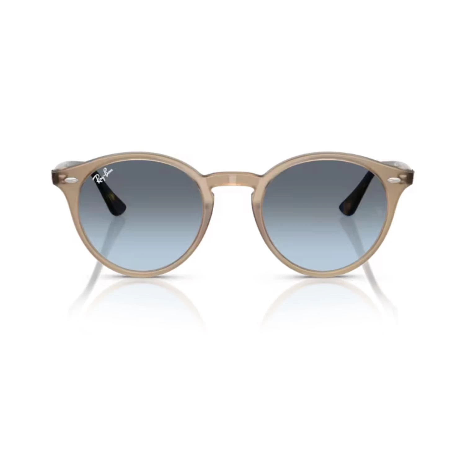 Ray-ban Rb 2180 6788v1 49 Unisex Oval Bej Şeffaf Kemik Güneş Gözlüğü