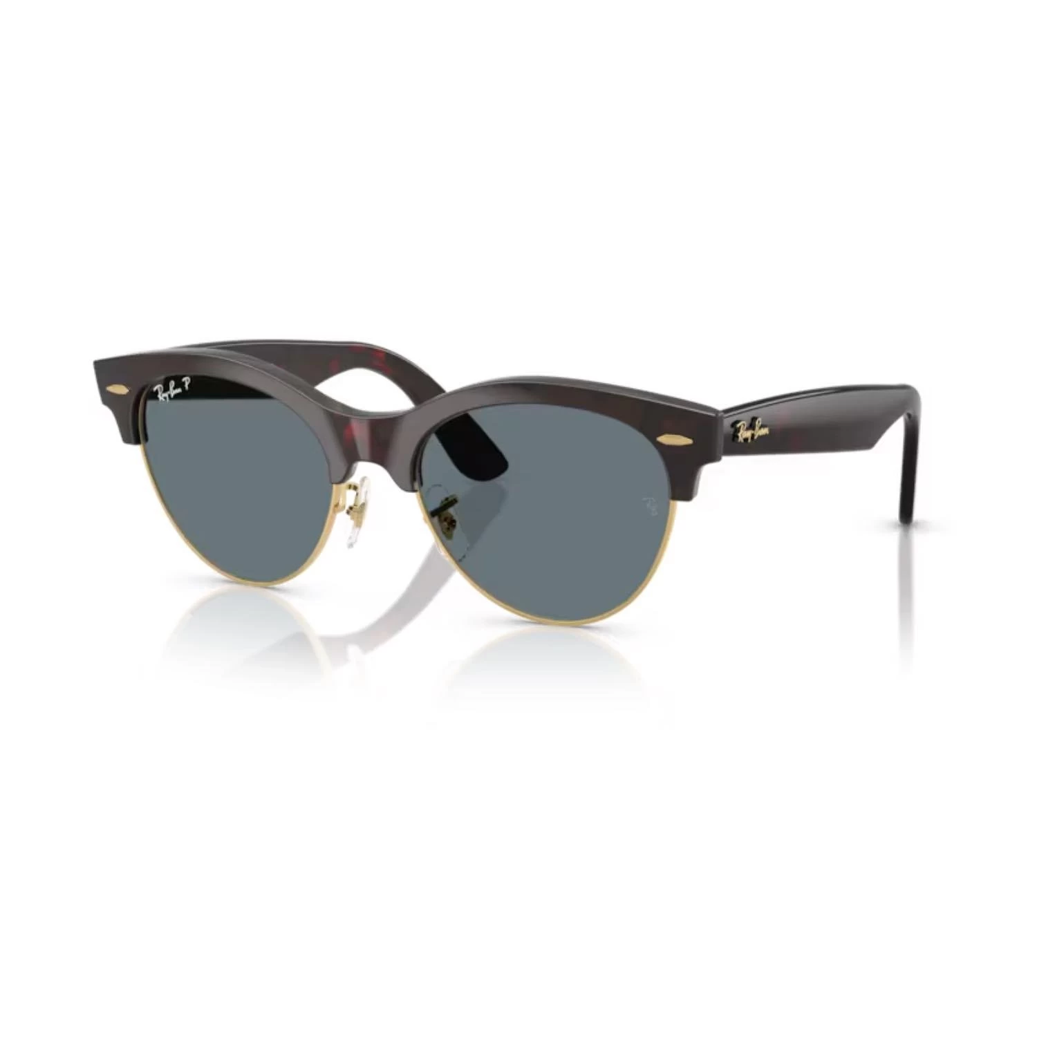 Ray-ban Rb 2341 9903r 51 Clubmaster Way Unisex Oval Kırçıllı Kırmızı Kombine Güneş Gözlüğü