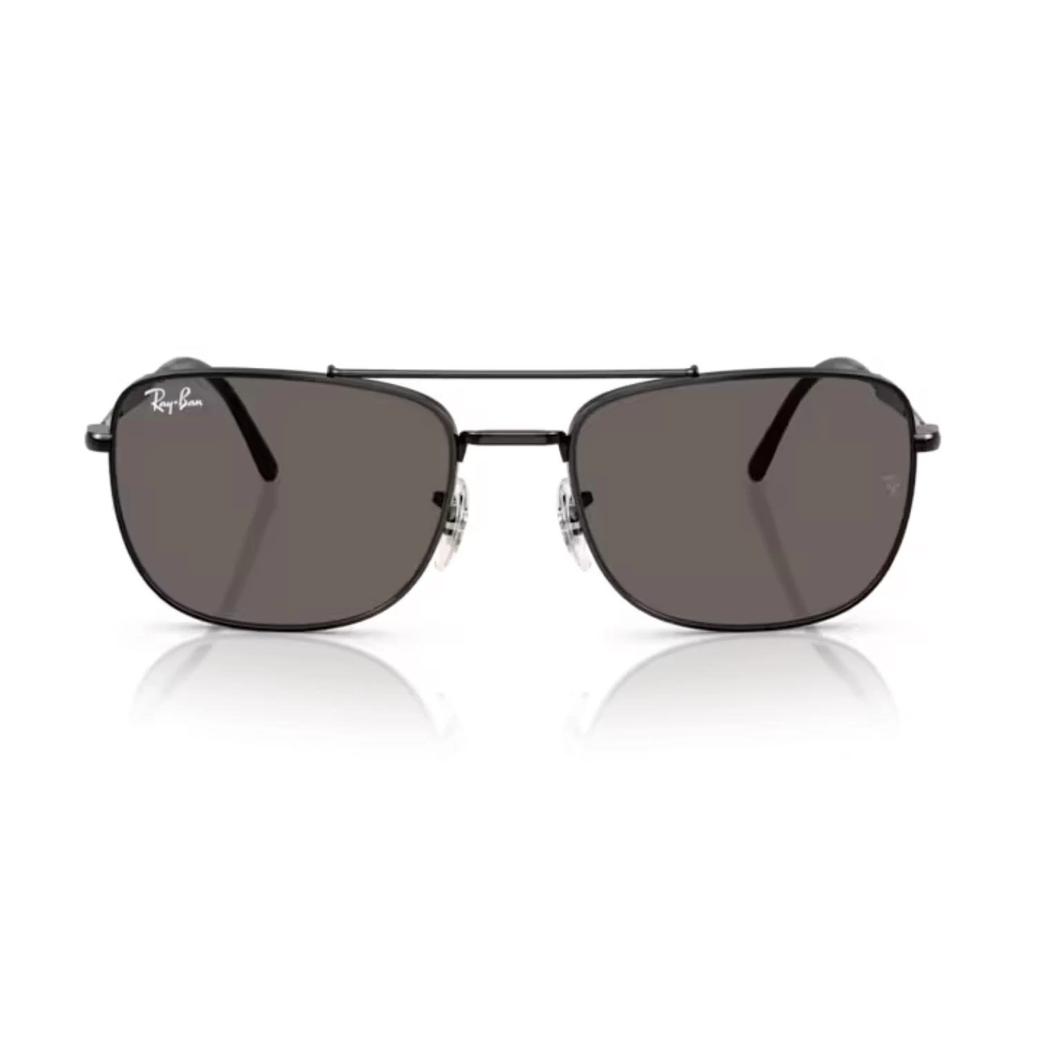 Ray-ban Rb 3755 002 B1 59 Unisex Pilot Siyah Metal Güneş Gözlüğü