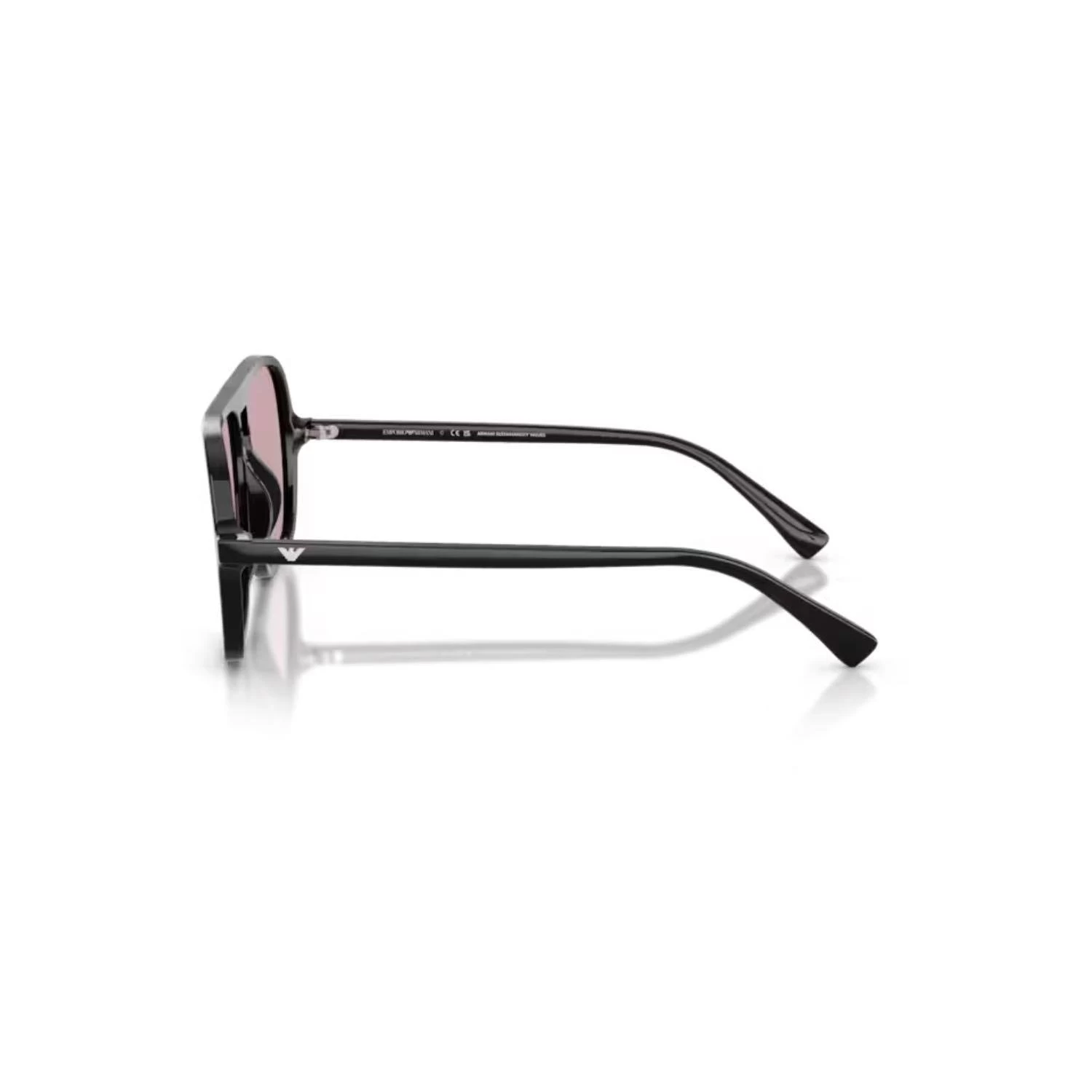 Emporio Armani EA 4252U 501773 57 Erkek Pilot Siyah Kemik Güneş Gözlüğü