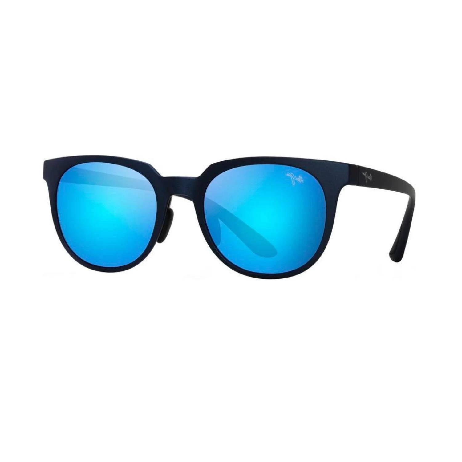 Mau Jim Mj 0454s 002 50 Aynalı Unisex Oval Füme Desenli Kemik Güneş Gözlüğü