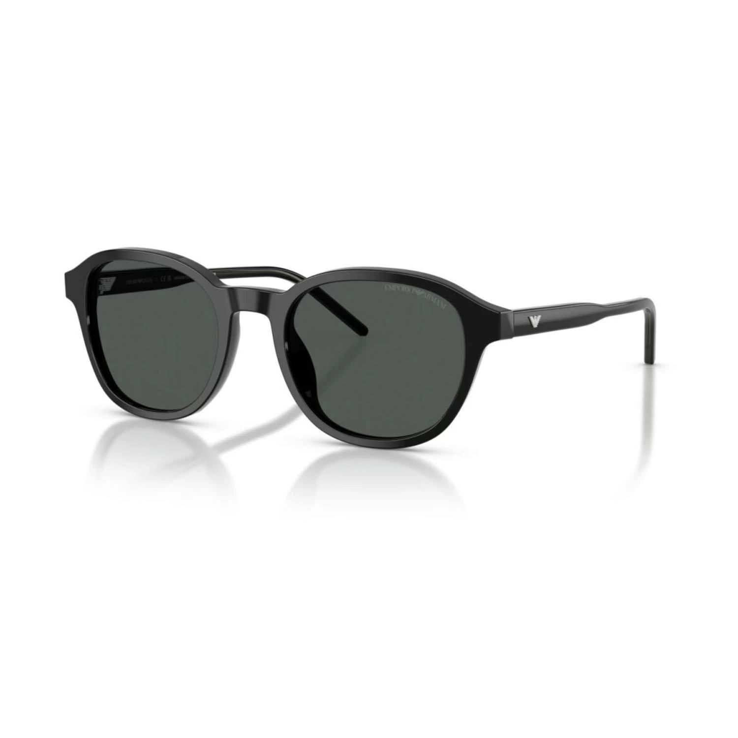 Emporio Armani EA 4247U 501787 51 Unisex Oval Siyah Kemik Güneş Gözlüğü