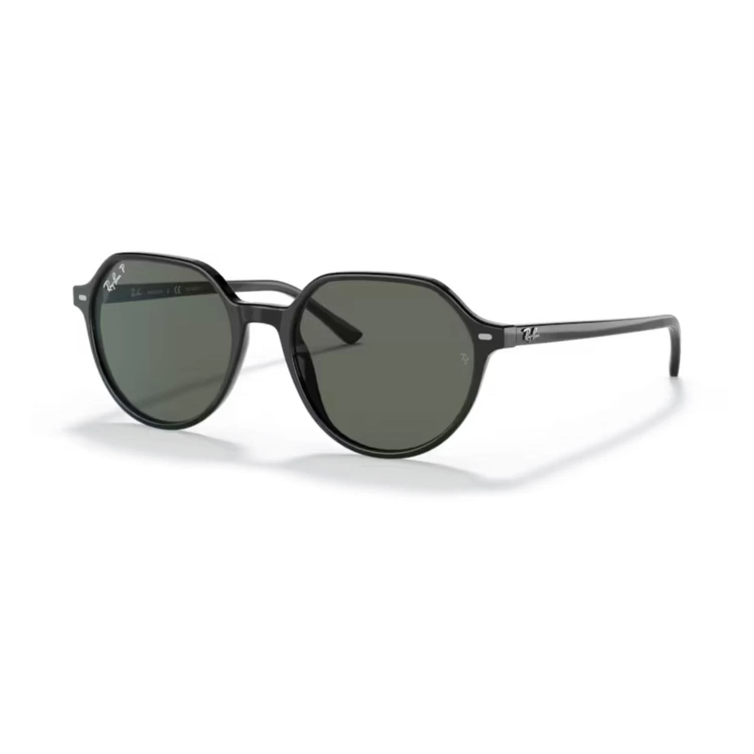 Ray-ban Rb 2195 90158 53 Thalia Polarize Unisex Geometrik Siyah Kemik Güneş Gözlüğü