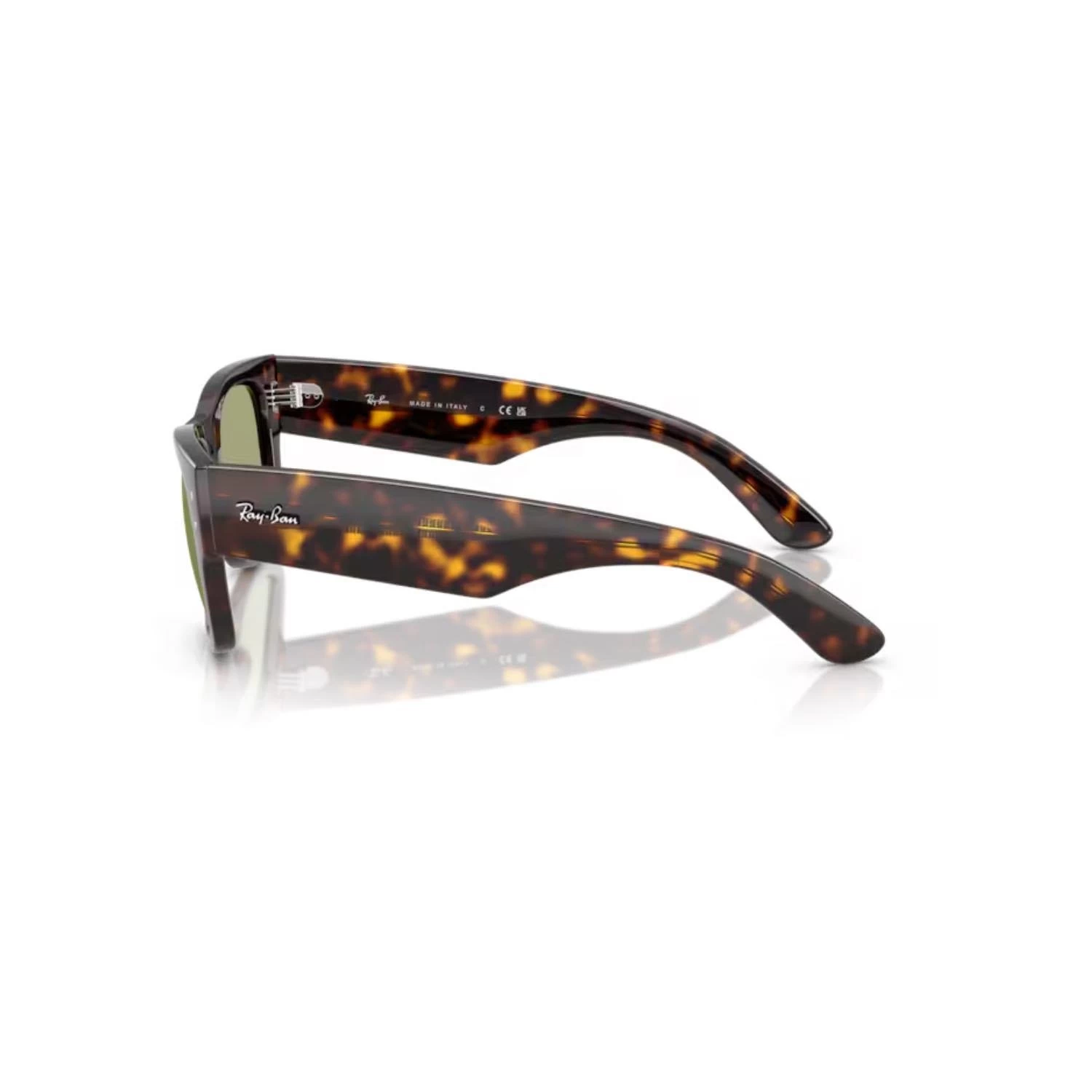 Ray-Ban RB 0840S 9024E 51 Mega Wayfarer Unisex Kare Kırçıllı Kahverengi Kemik Güneş Gözlüğü