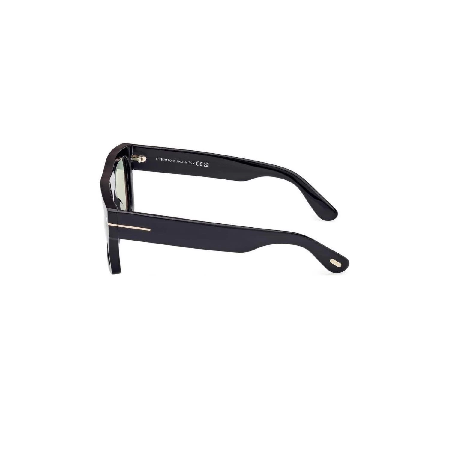 Tom Ford TF 0711 01N 53 Unisex Kare Siyah Kemik Güneş Gözlüğü