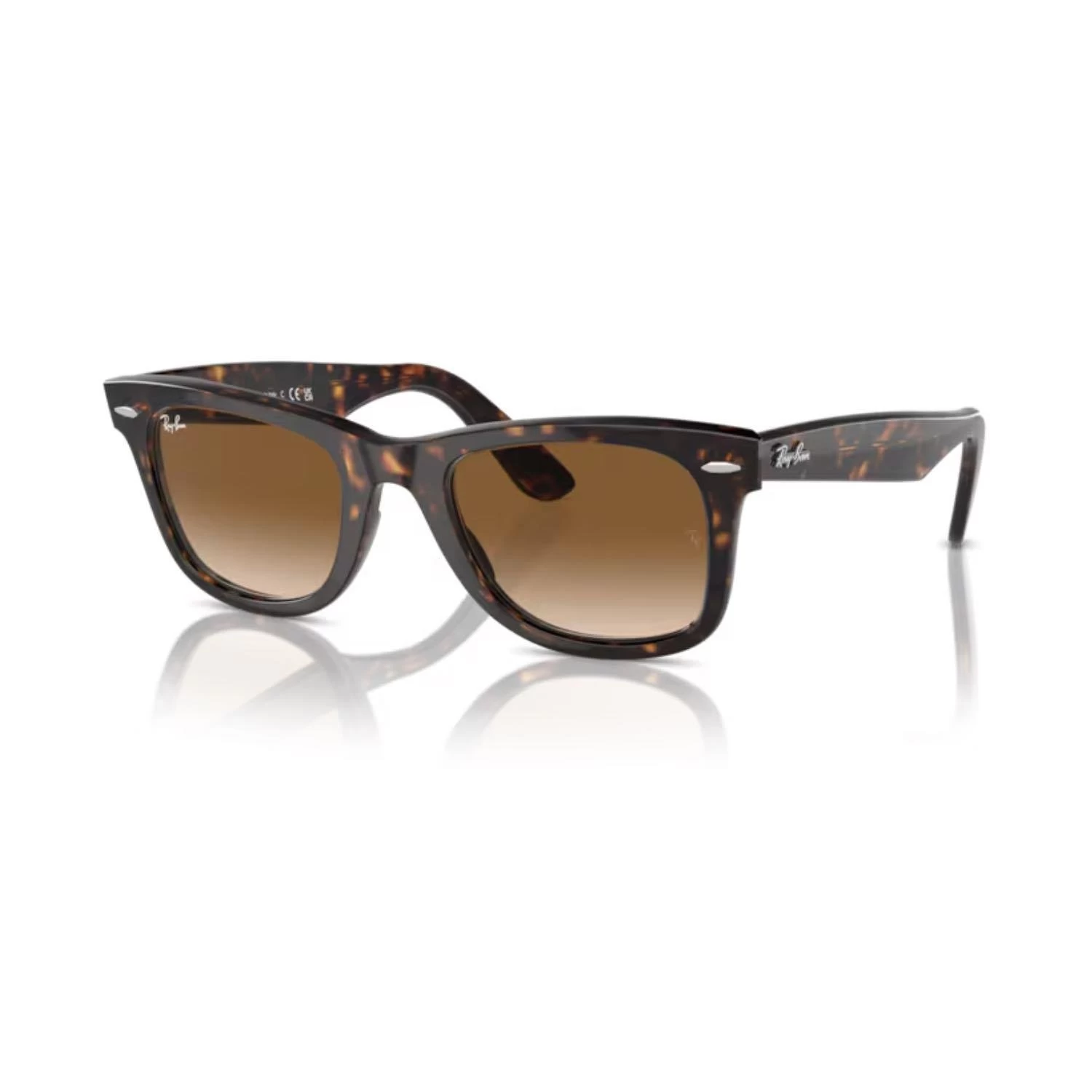 Ray-ban Rb 2140 90251 50 Wayfarer Unisex Dikdörtgen Kırçıllı Kahverengi Kemik Güneş Gözlüğü
