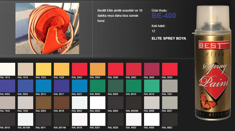 BEST SPREY GAZLI BOYA EFEKT GOLD 400 ML (5010)