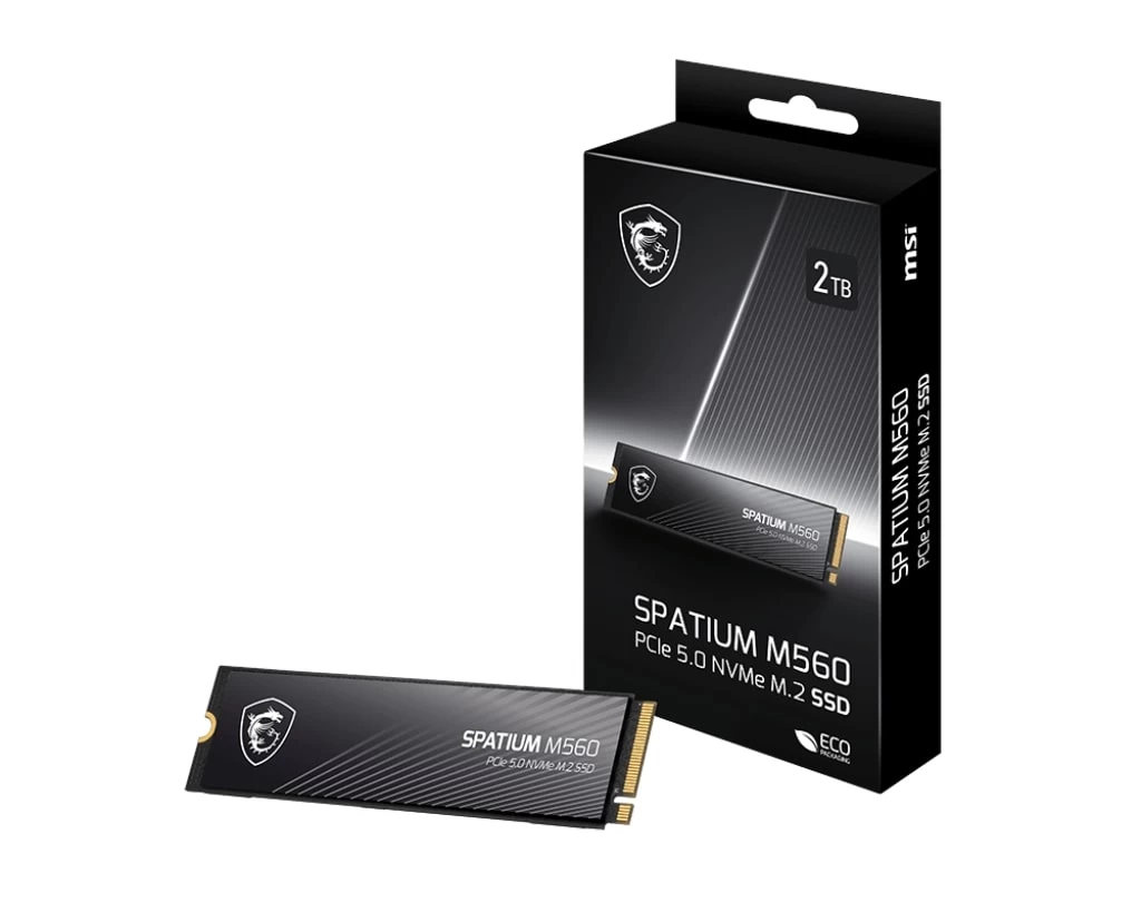 Msı Spatıum M560 Pcıe 5.0 Nvme M2 2tb