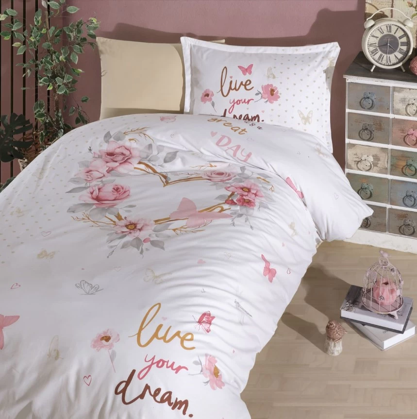 Clasy Tek Kişilik Genç Ranforce Nevresim Takımı Dream