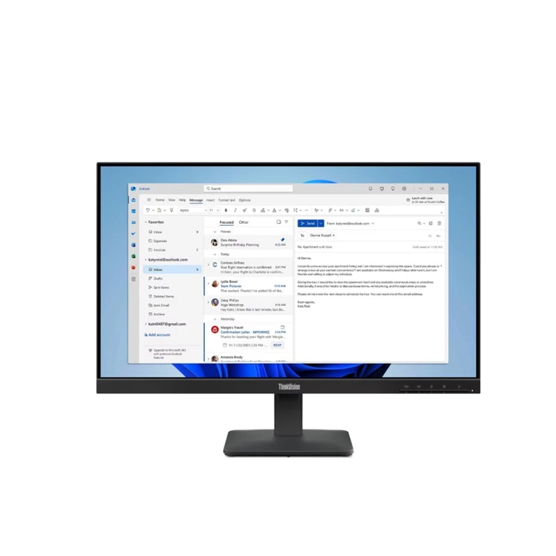 23.8 Lenovo Thinkvision S24-4e 64b5kat1tk Fhd Ips