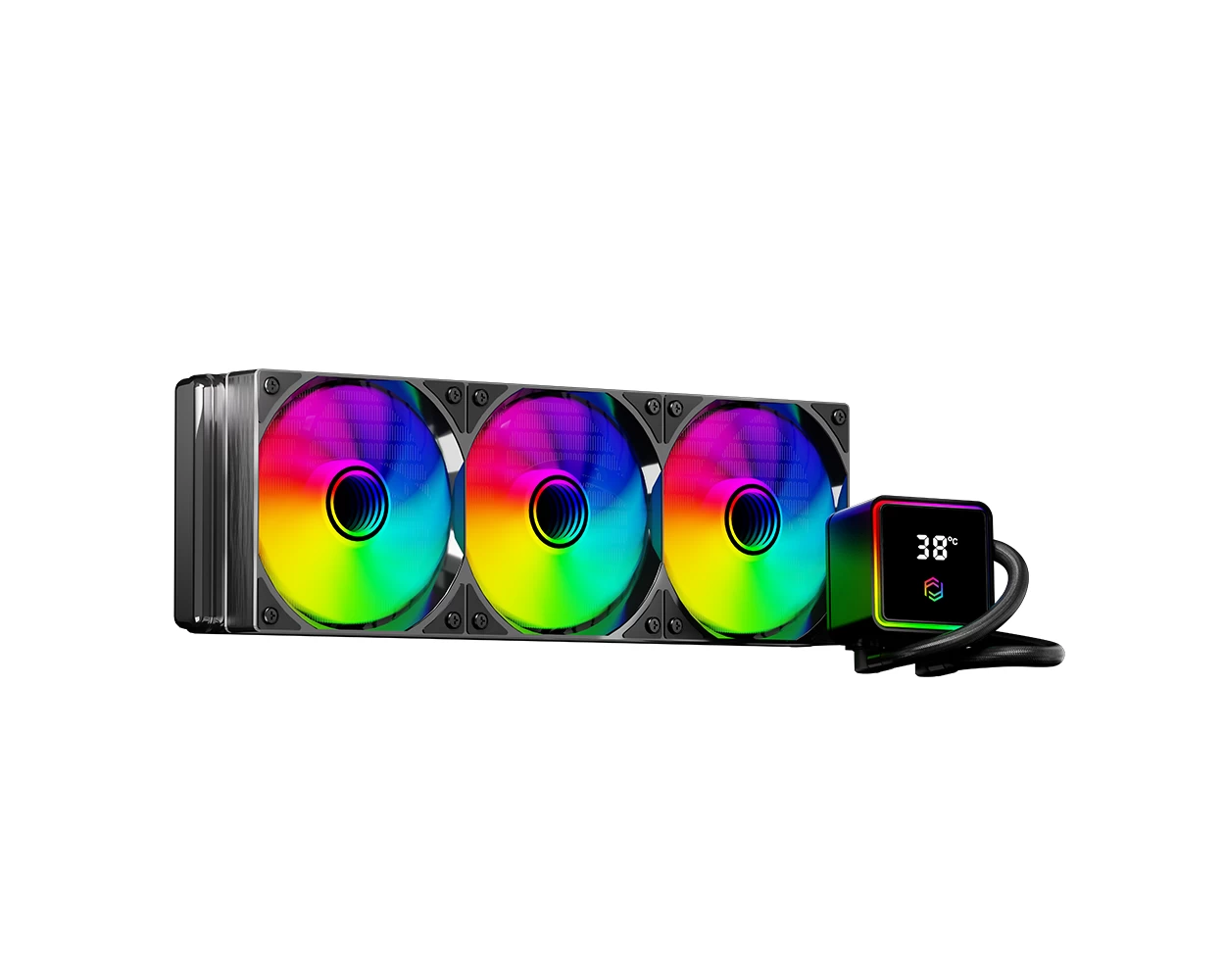 Frisby Fcl-360b Argb 360 Liquid Cooler Black