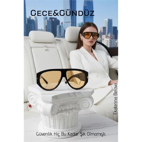 Premium Gece Ve Gündüz Görüş Kadın Sürüş Gözlüğü - Anti-Refle Lüks Tasarım