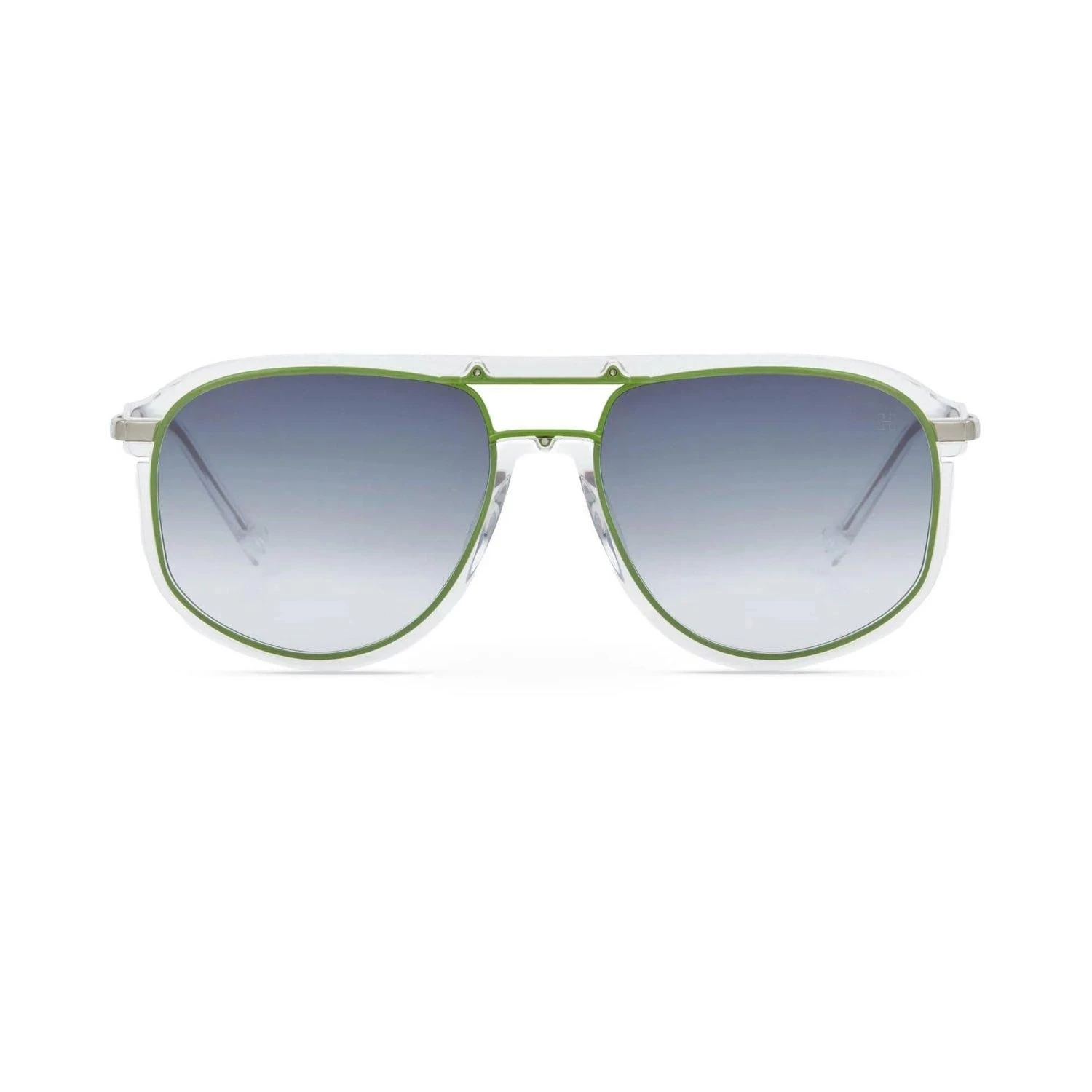 Hermossa Hm1714 C3 57 Unisex Geometrik Şeffaf Kemik Güneş Gözlüğü