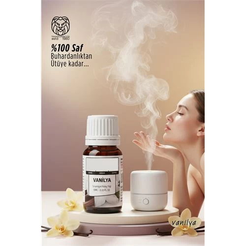 %100 Saf Ve Yoğun Vanilya Çiçeği Esansı - Ütü, Buhardanlık Ve Koku Makineleri İçin 10 Ml  