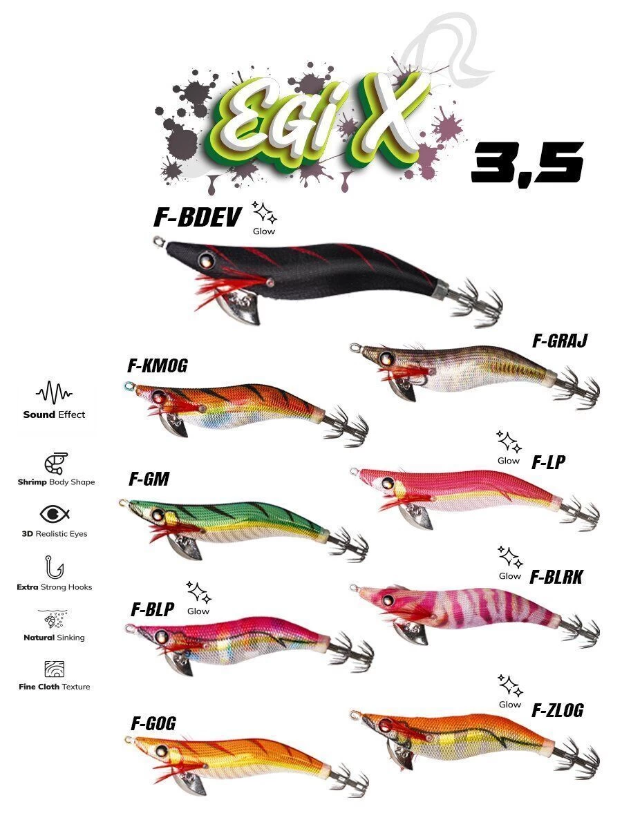 Fujin Egi X 3.5 20 Gr. Kalamar Zokası F-Blrk