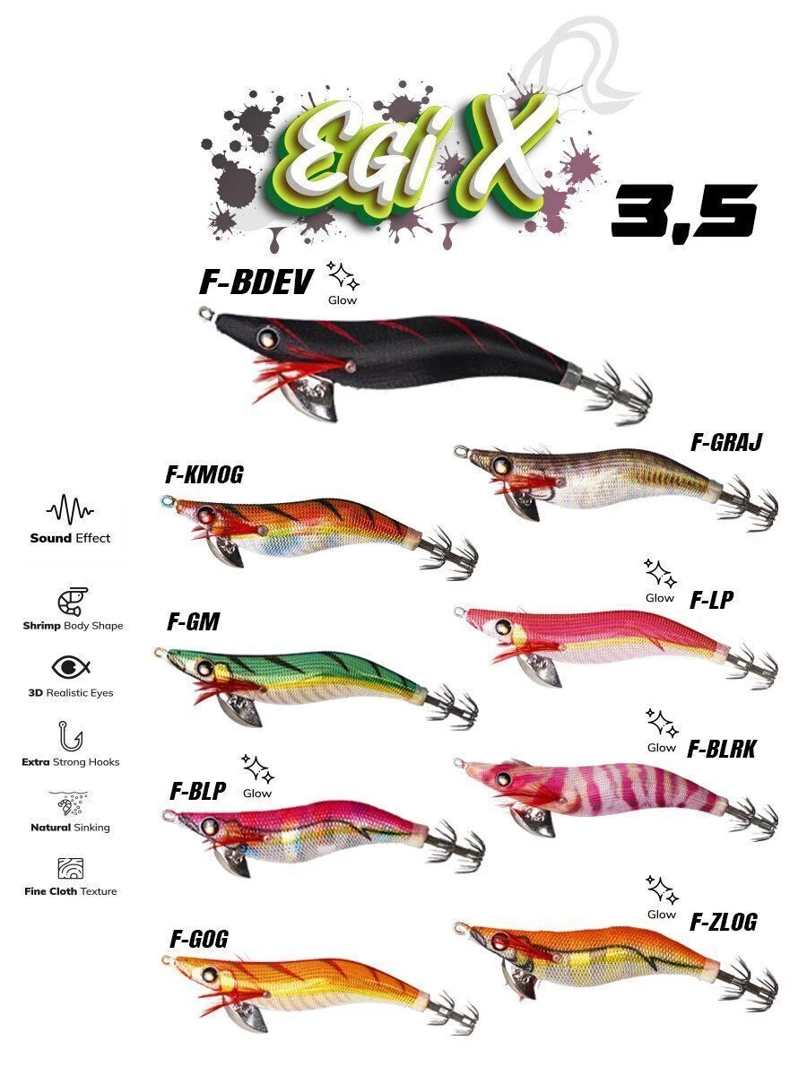 Fujin Egi X 3.5 20 Gr. Kalamar Zokası F-Blbı