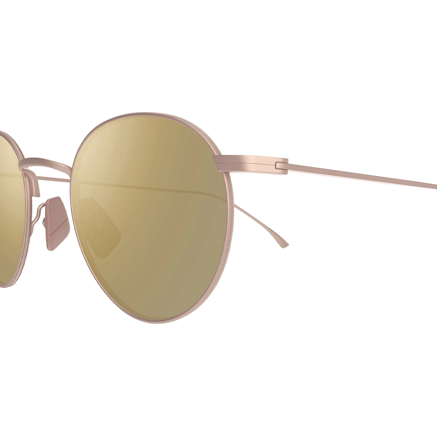 Maui Jim Mj 0691S 00301 48 Unisex Oval Polarize Aynalı Gold Metal Güneş Gözlüğü