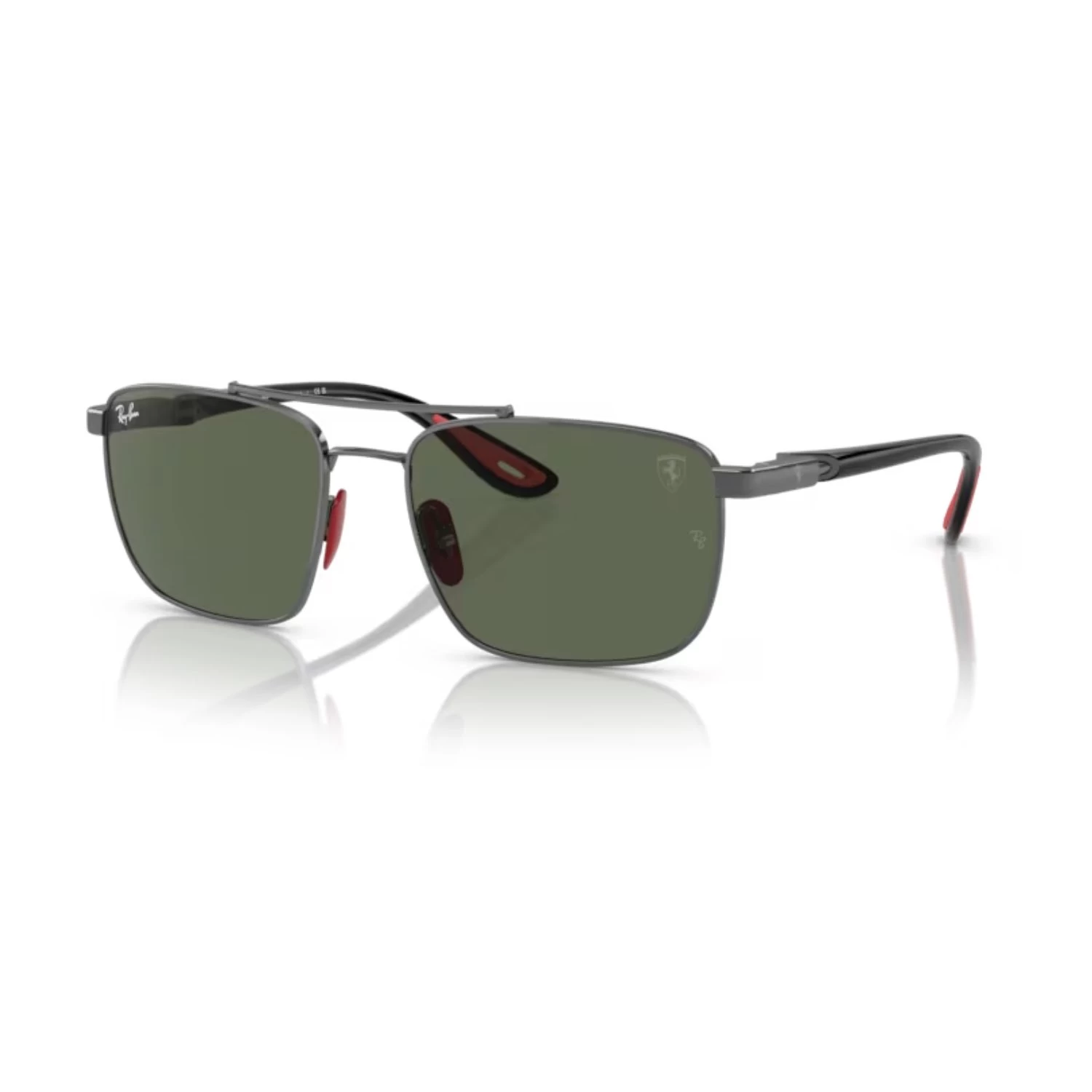 Ray-Ban Rb 3715M F00171 58 Erkek Kare Gri Metal Güneş Gözlüğü