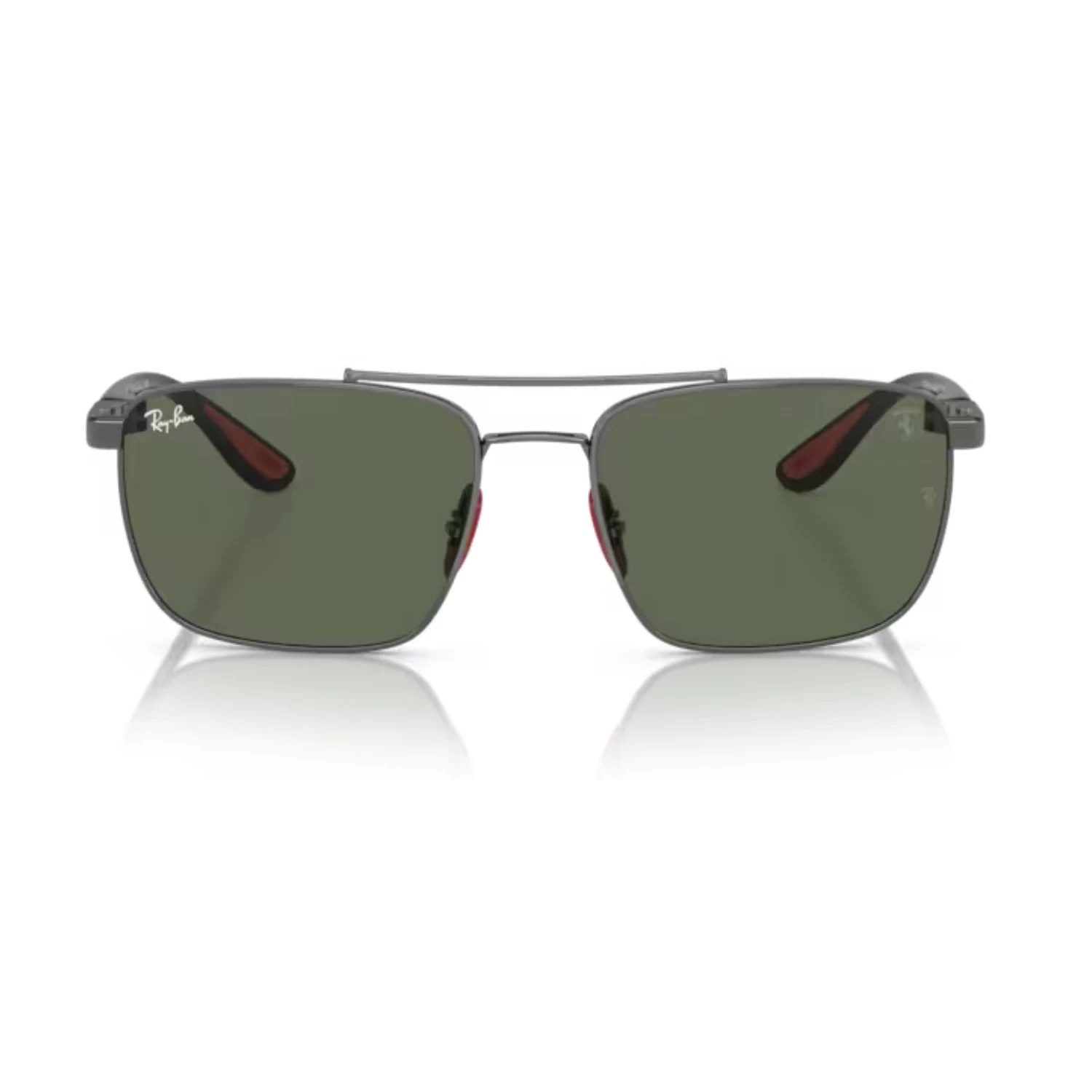 Ray-Ban Rb 3715M F00171 58 Erkek Kare Gri Metal Güneş Gözlüğü