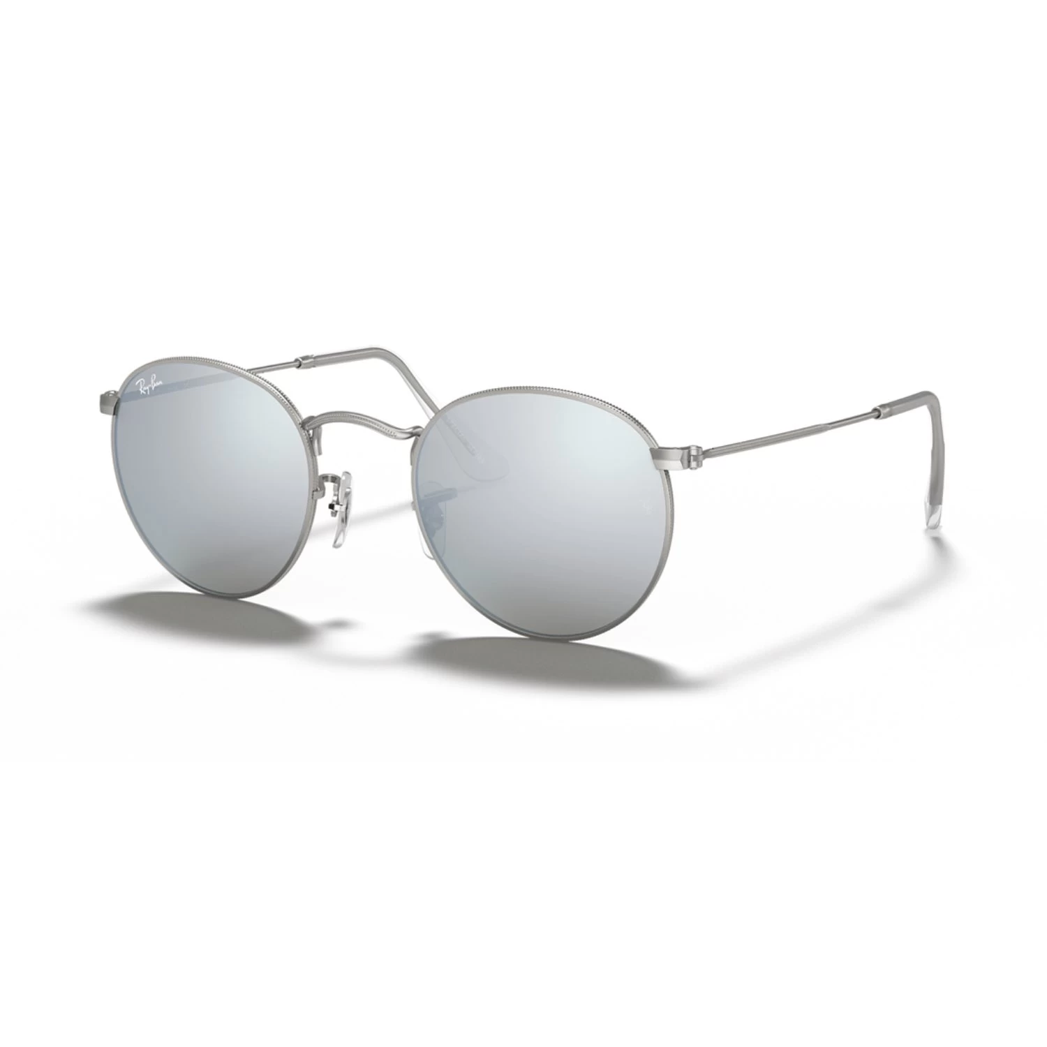 Ray-Ban Rb 3447 01930 50 Unisex Yuvarlak Aynalı Gümüş Metal Güneş Gözlüğü