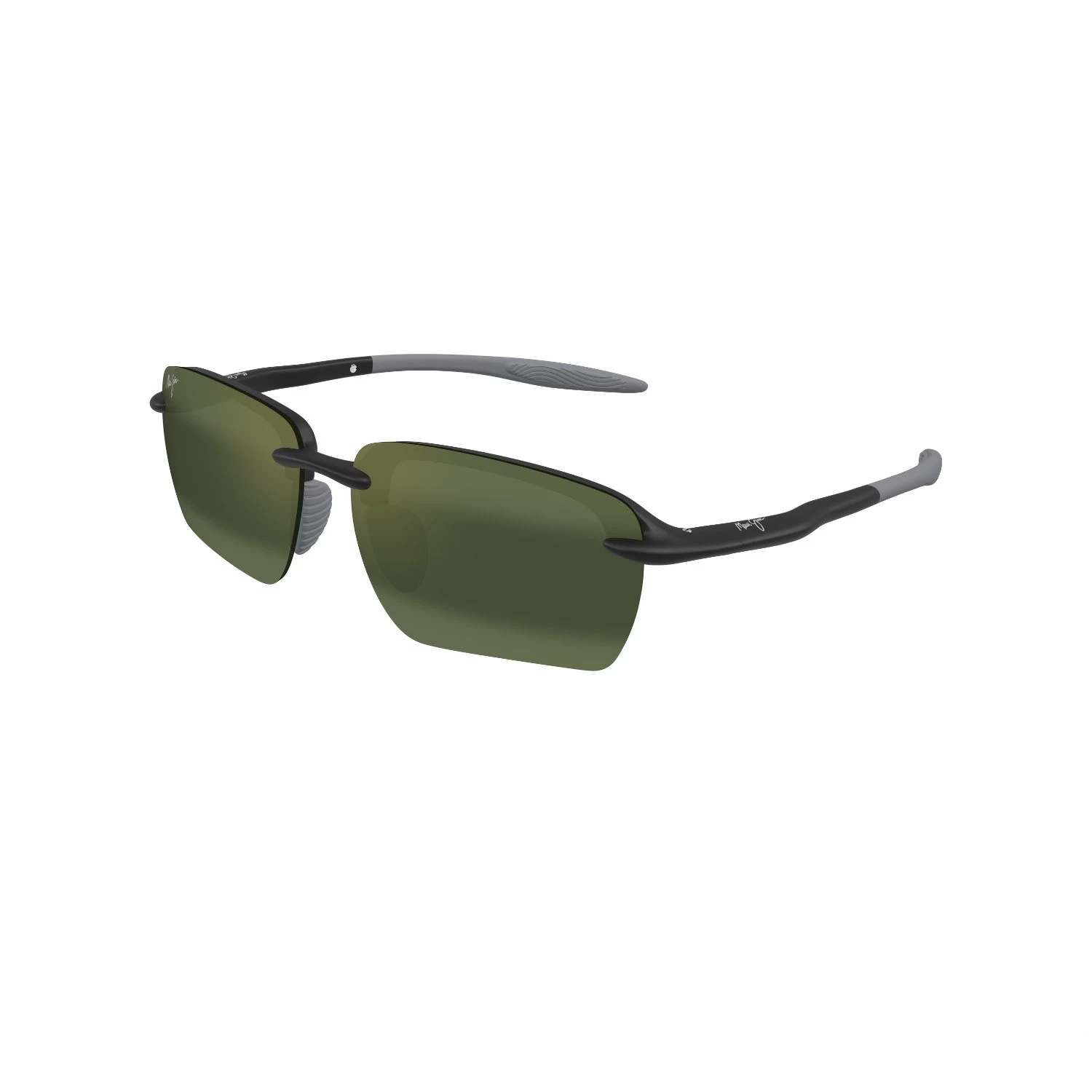 Maui Jim Mj 0337Sa 00102 60 Erkek Polarize Dikdörtgen Siyah Kemik Güneş Gözlüğü