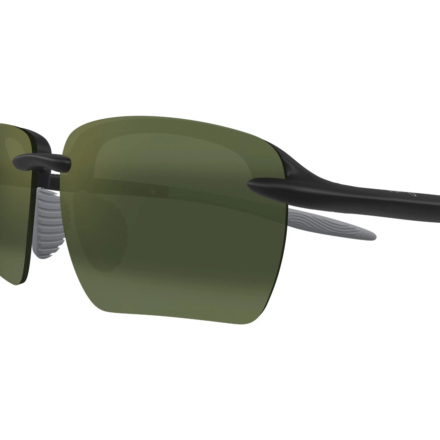 Maui Jim Mj 0337Sa 00102 60 Erkek Polarize Dikdörtgen Siyah Kemik Güneş Gözlüğü