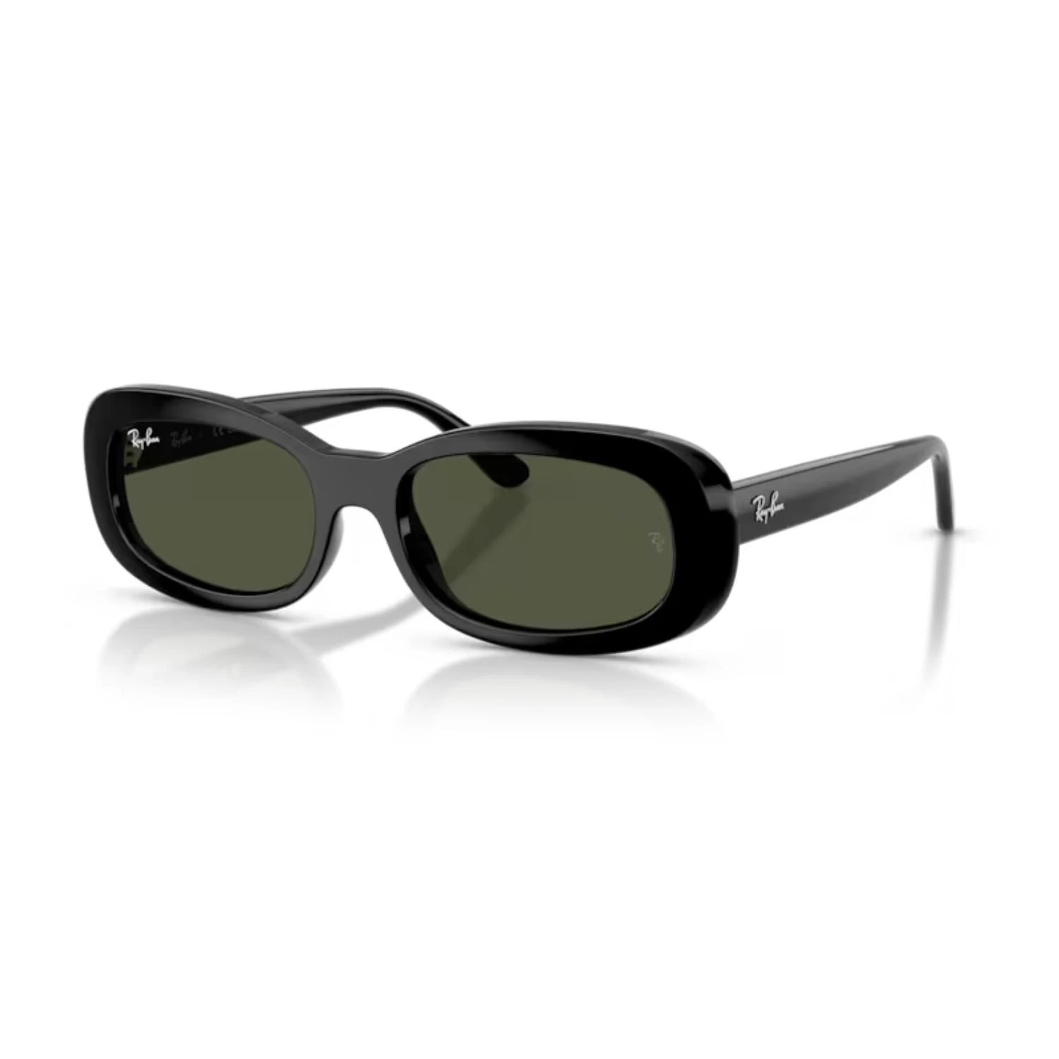 Ray-Ban Rb 2221 90131 53 Kadın Oval Siyah Kemik Güneş Gözlüğü