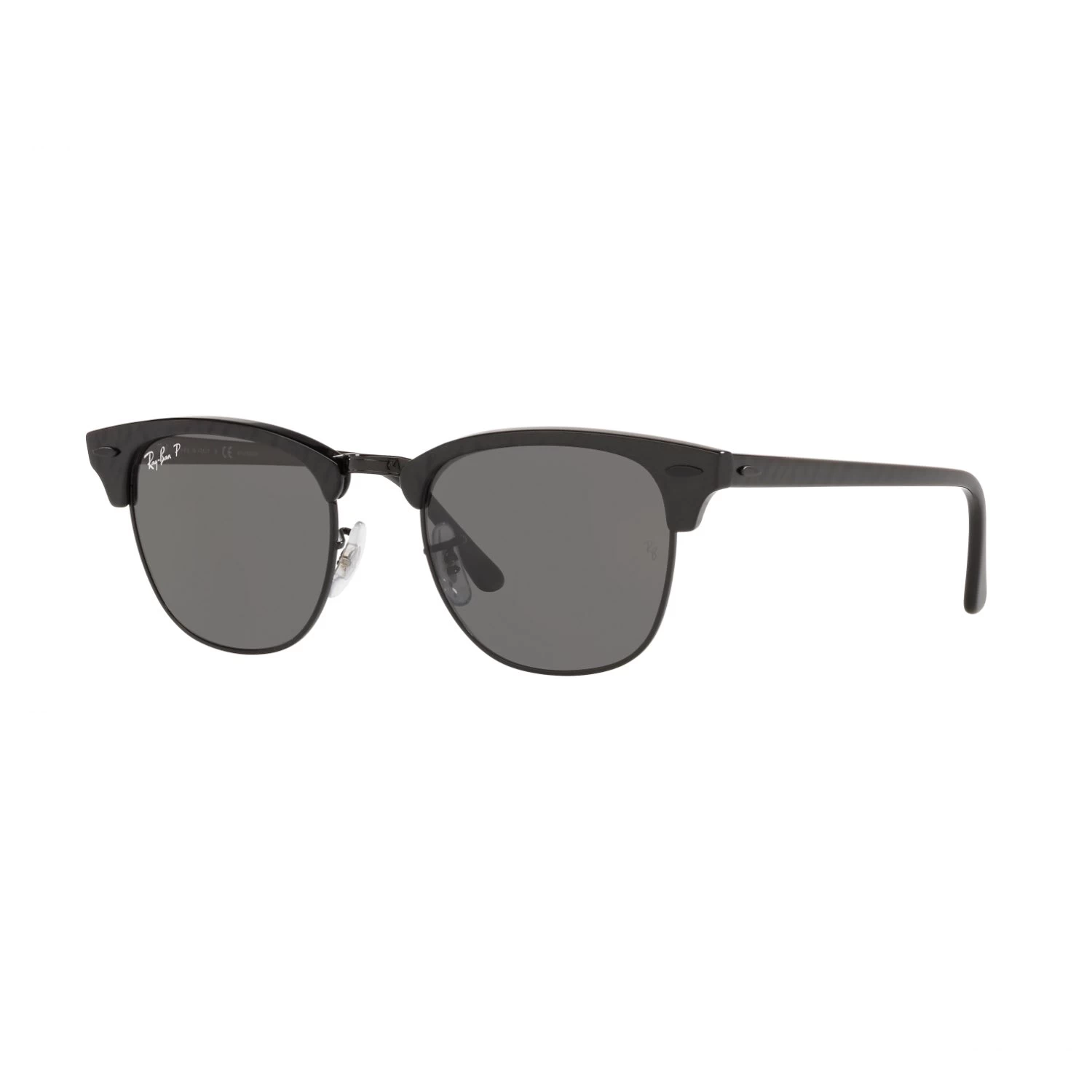 Ray-Ban Rb 3016 130548 51 Clubmaster Unisex Polarize Siyah Kare Kemik Güneş Gözlüğü