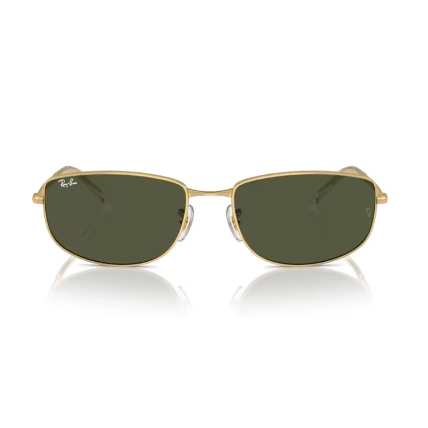 Ray-Ban Rb 3732 00131 56 Unisex Dikdörtgen Gold Metal Güneş Gözlüğü