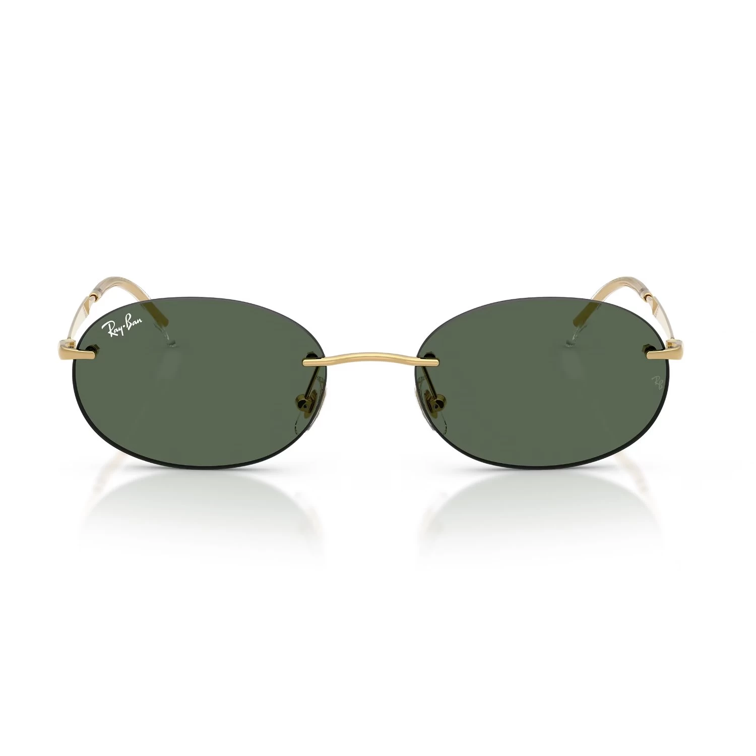Ray-Ban Rb 3767 00171 54 Unisex Oval Gold Metal Güneş Gözlüğü