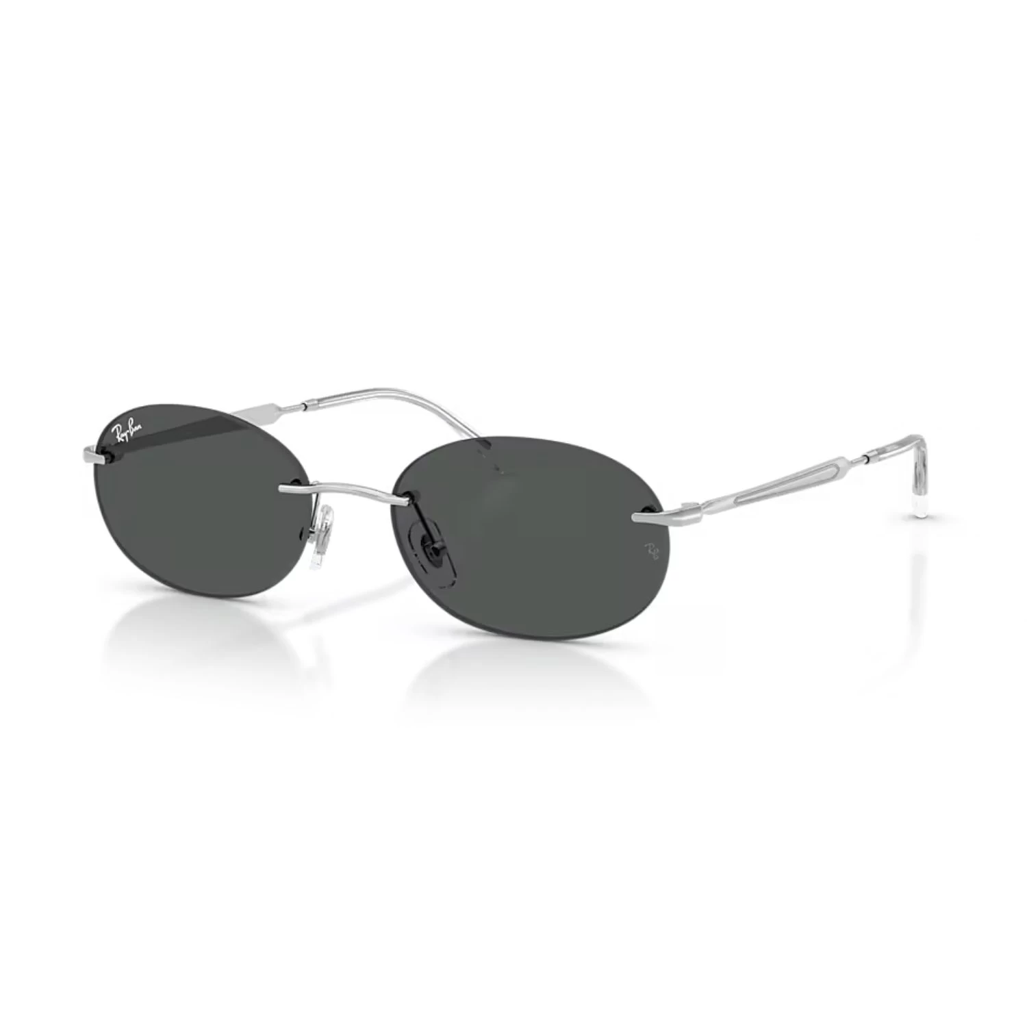 Ray-Ban Rb 3767 00387 54 Unisex Oval Gümüş Metal Güneş Gözlüğü