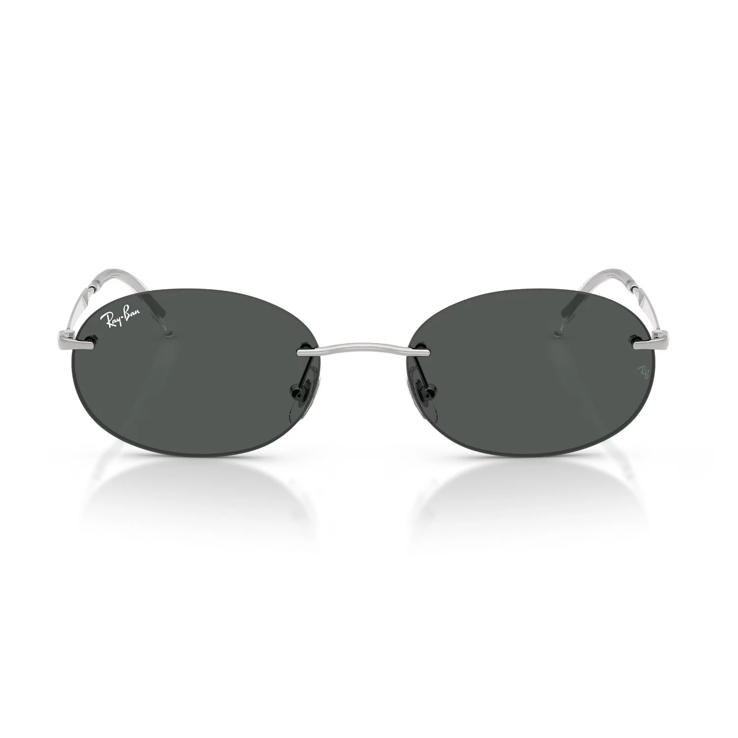 Ray-Ban Rb 3767 00387 54 Unisex Oval Gümüş Metal Güneş Gözlüğü