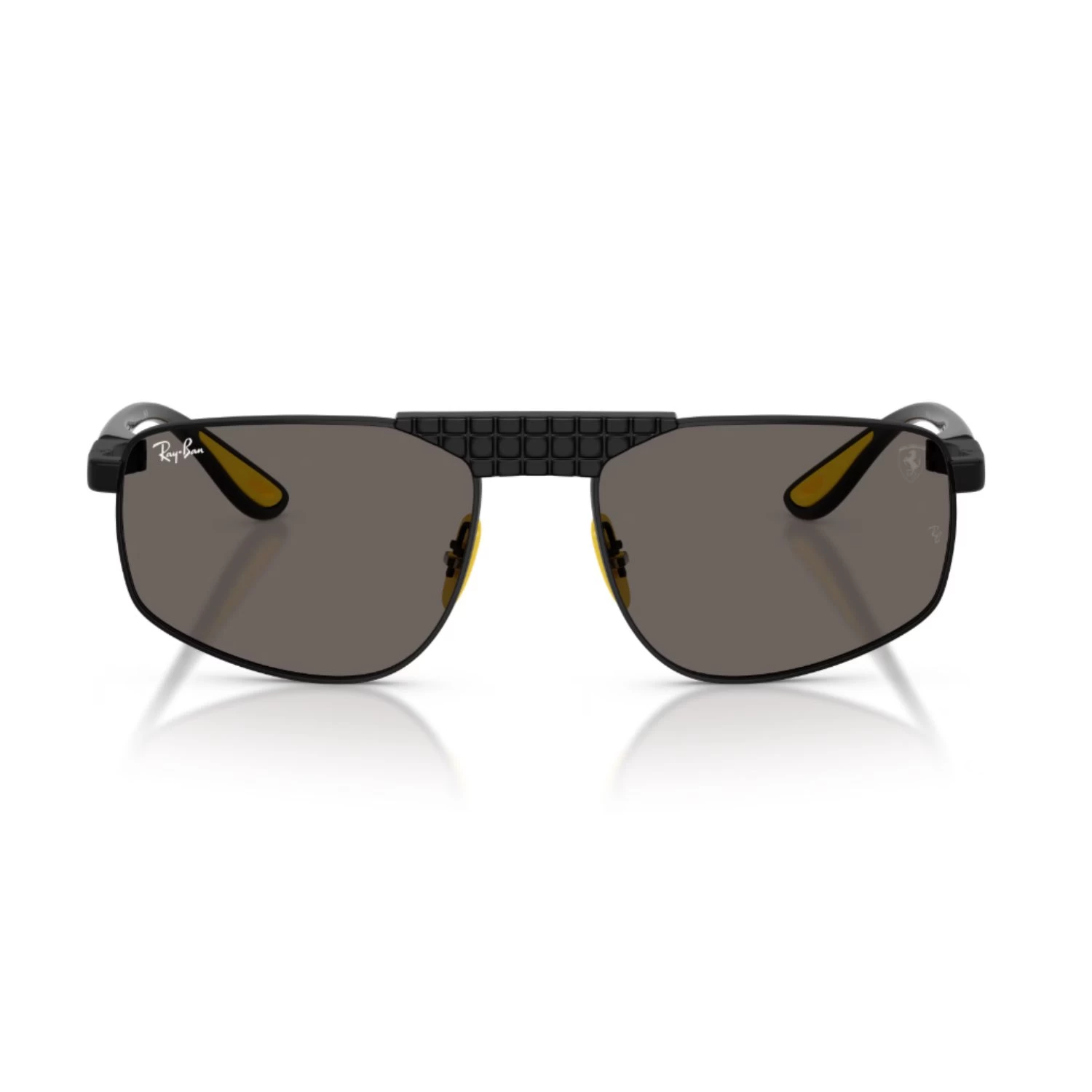 Ray-Ban Rb 3776M F128B1 58 Unisex Geometrik Siyah Metal Güneş Gözlüğü