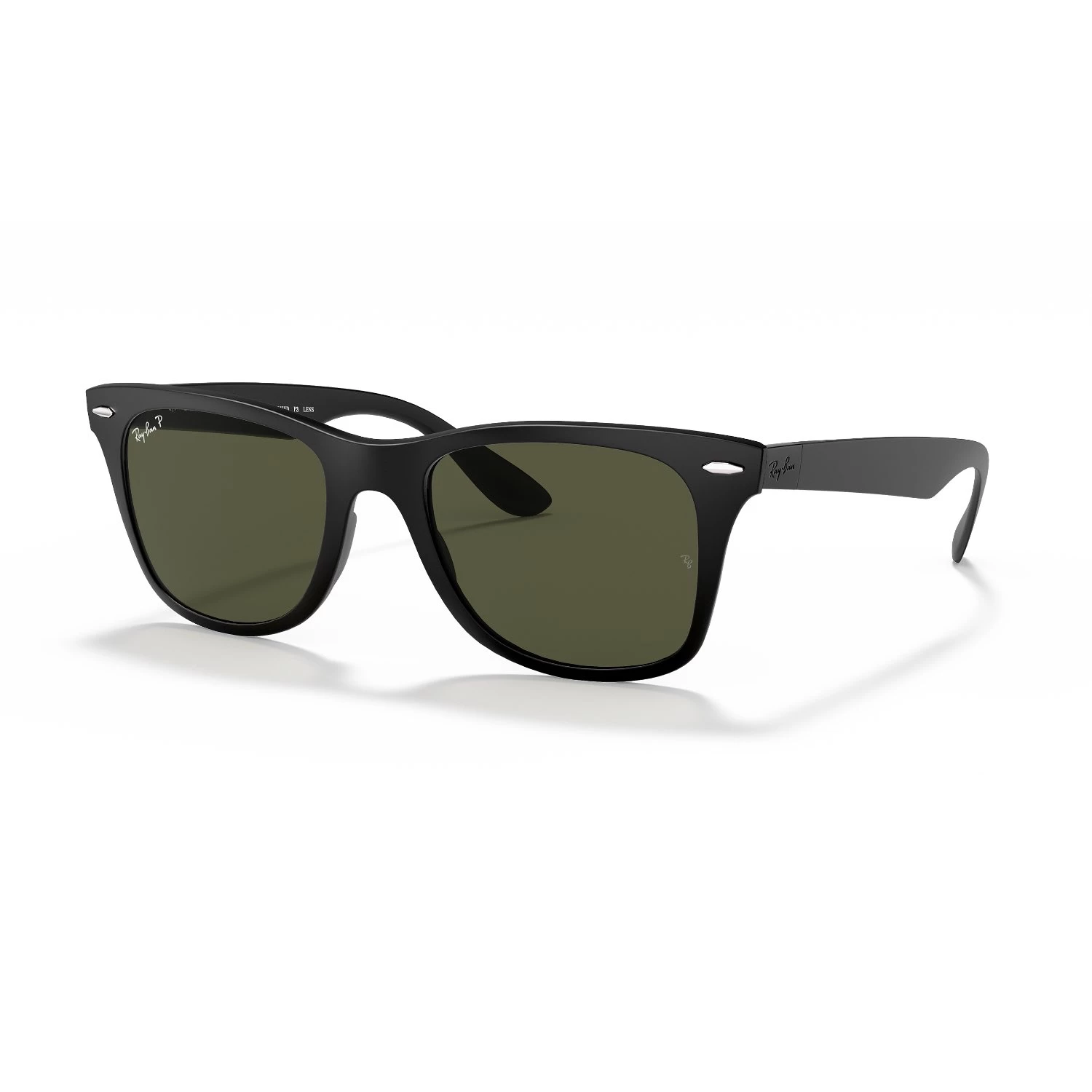 Ray-Ban Rb 4195 601S9A 52 Wayfarer Liteforce Unisex Polarize Kare Siyah Kemik Güneş Gözlüğü