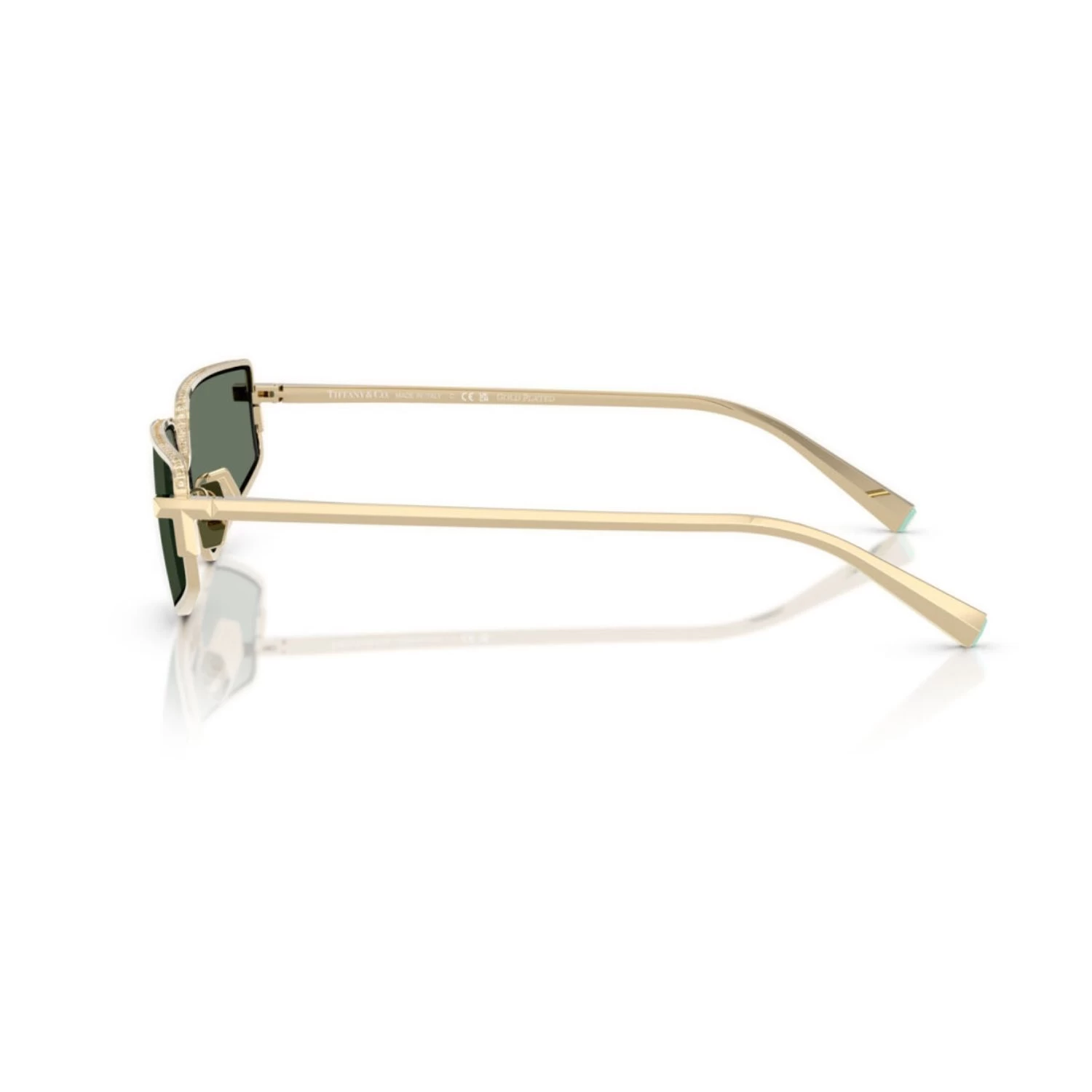 Tiffany Co. Tf 3113Kb 62243H 60 Kadın Geometrik Gold Metal Güneş Gözlüğü