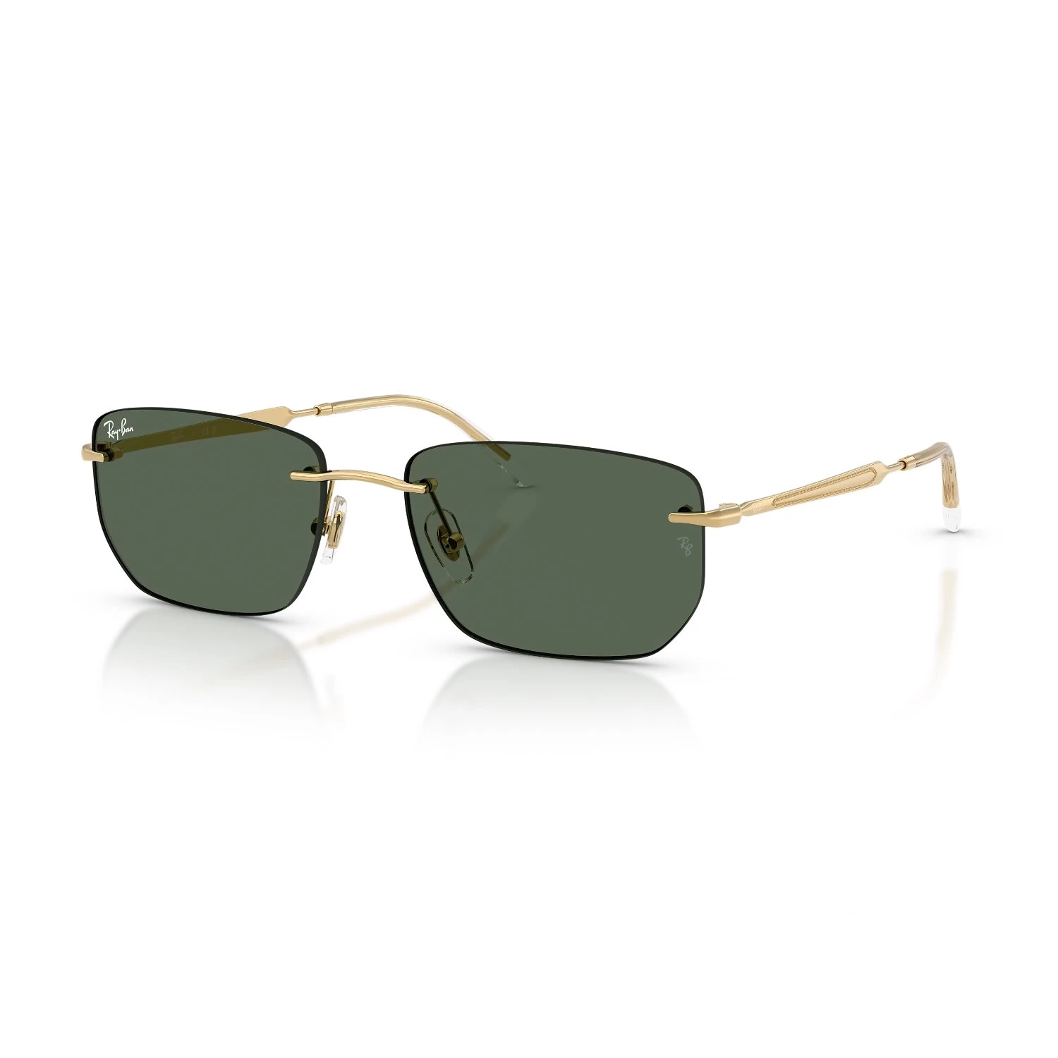 Ray-Ban Rb 3768 00171 56 Unisex Geometrik Gold Metal Güneş Gözlüğü